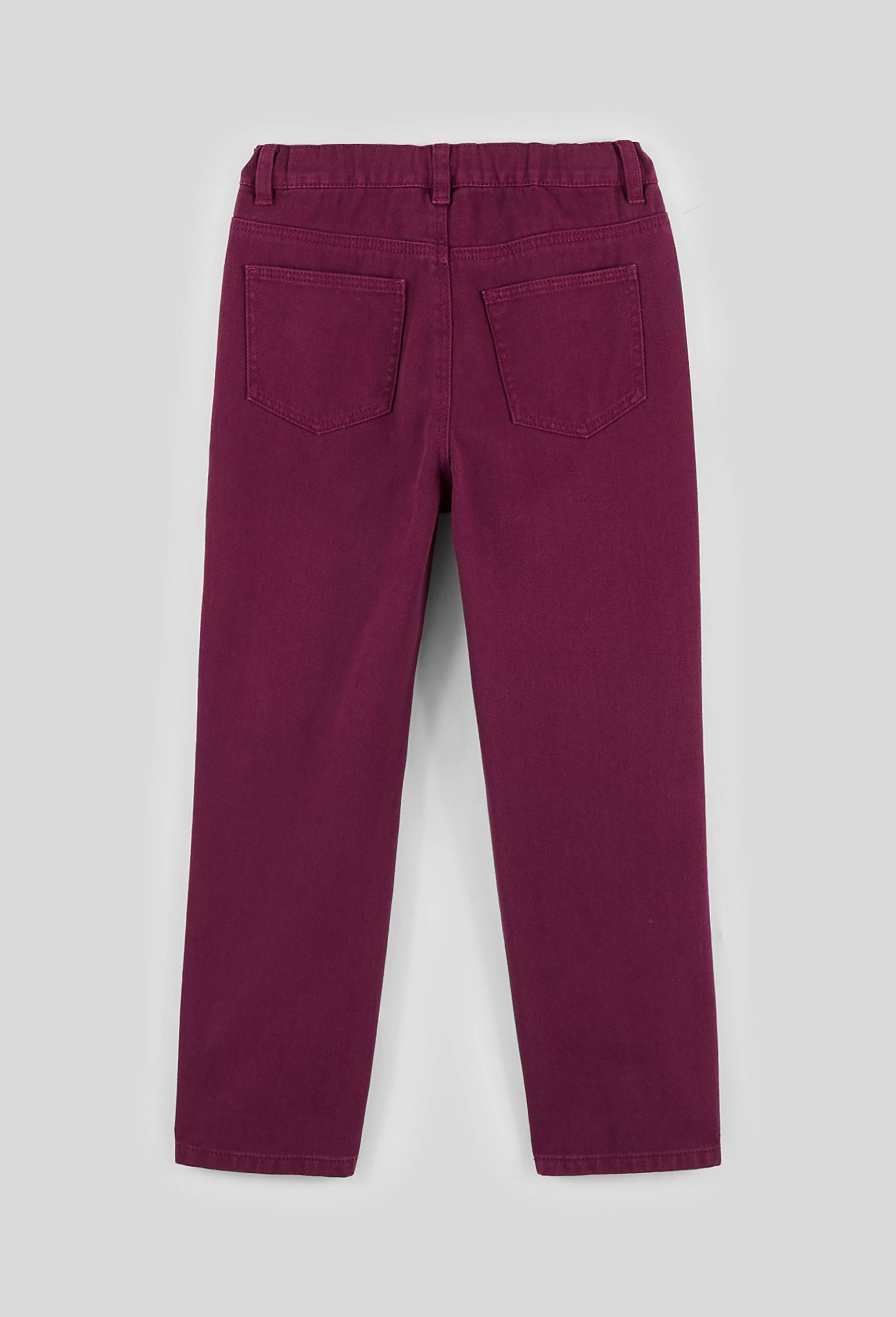 Pantalon en twill, Oeko-Tex, Violet foncé, large image number 1