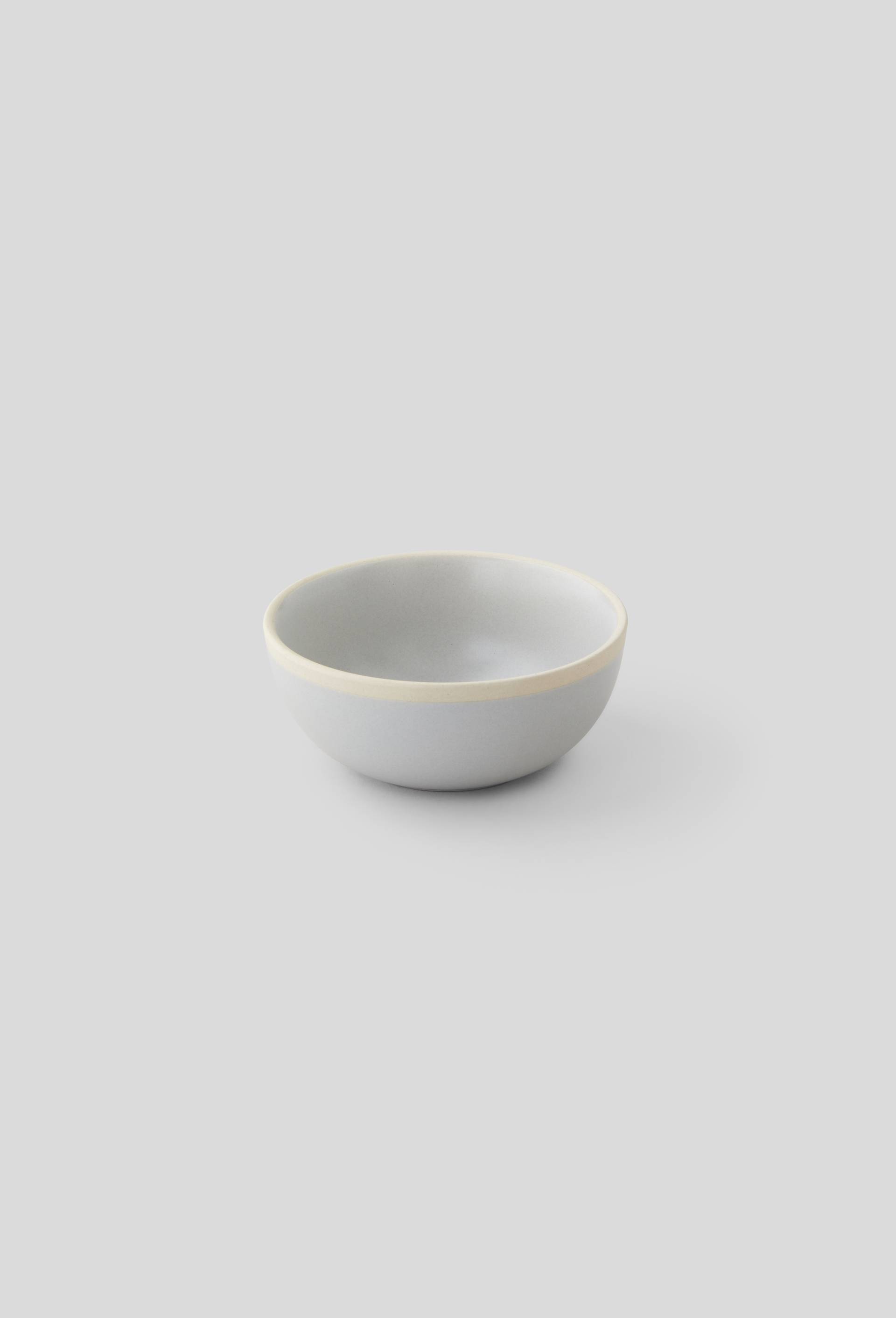 Bol liseré biscuit, 11cm, Gris, large image number 0.0
