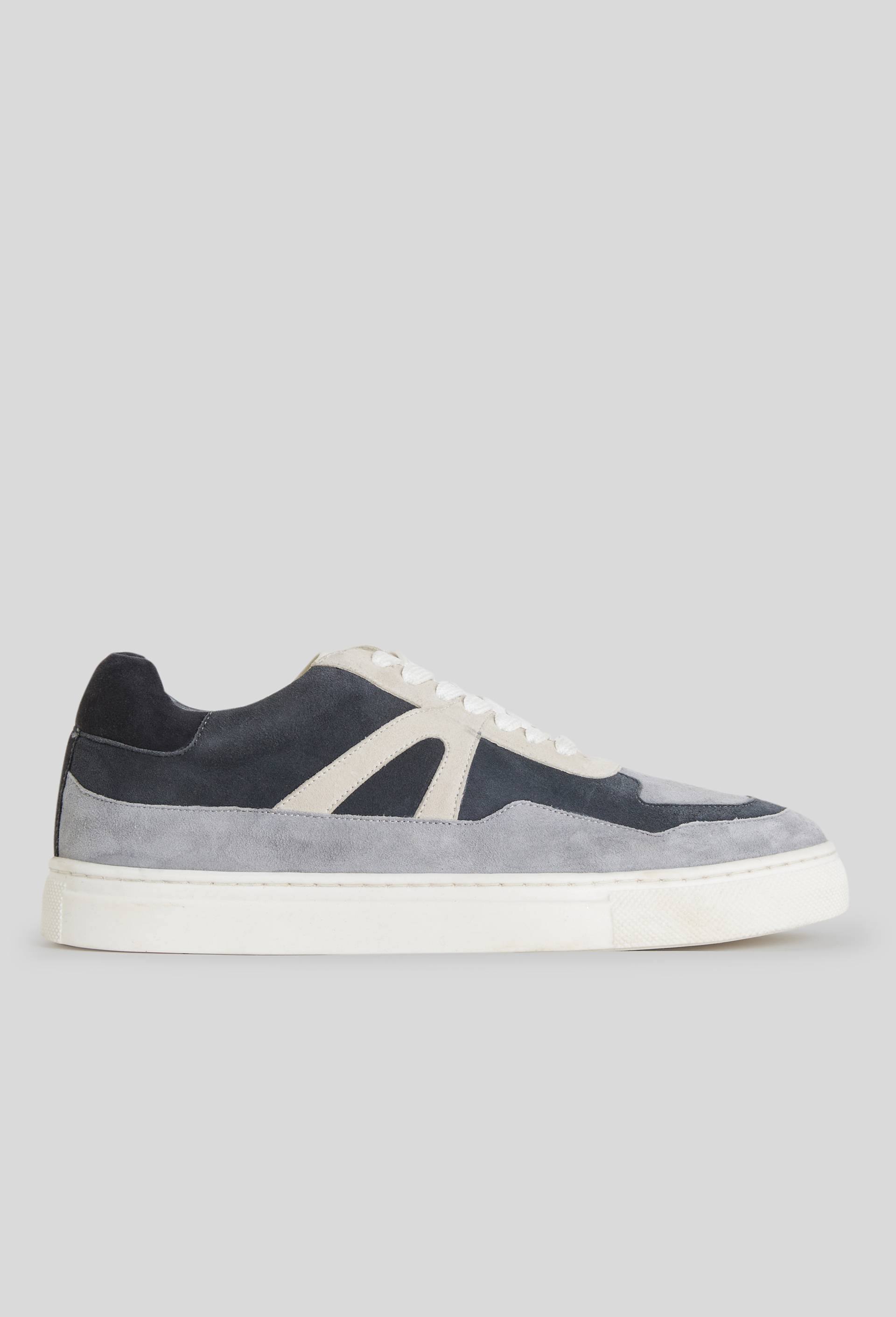 Baskets ,cuir responsable, Gris clair, large image number 0.0