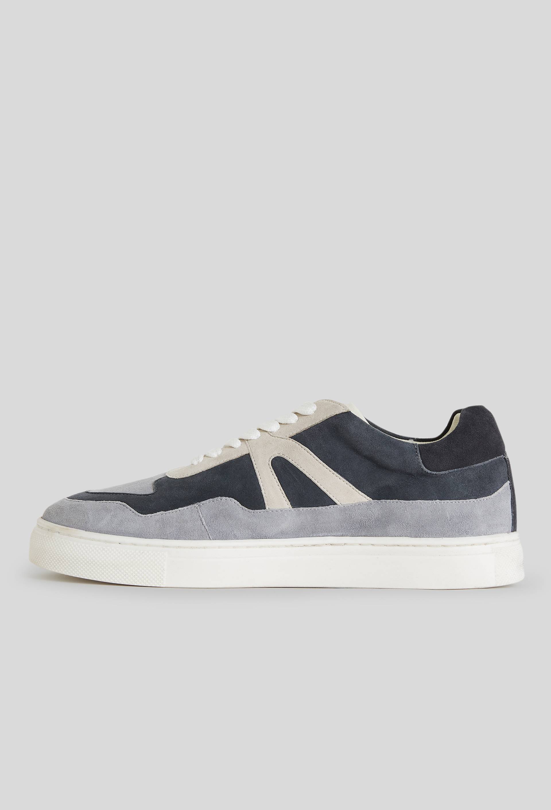 Baskets ,cuir responsable, Gris clair, large image number 1.0
