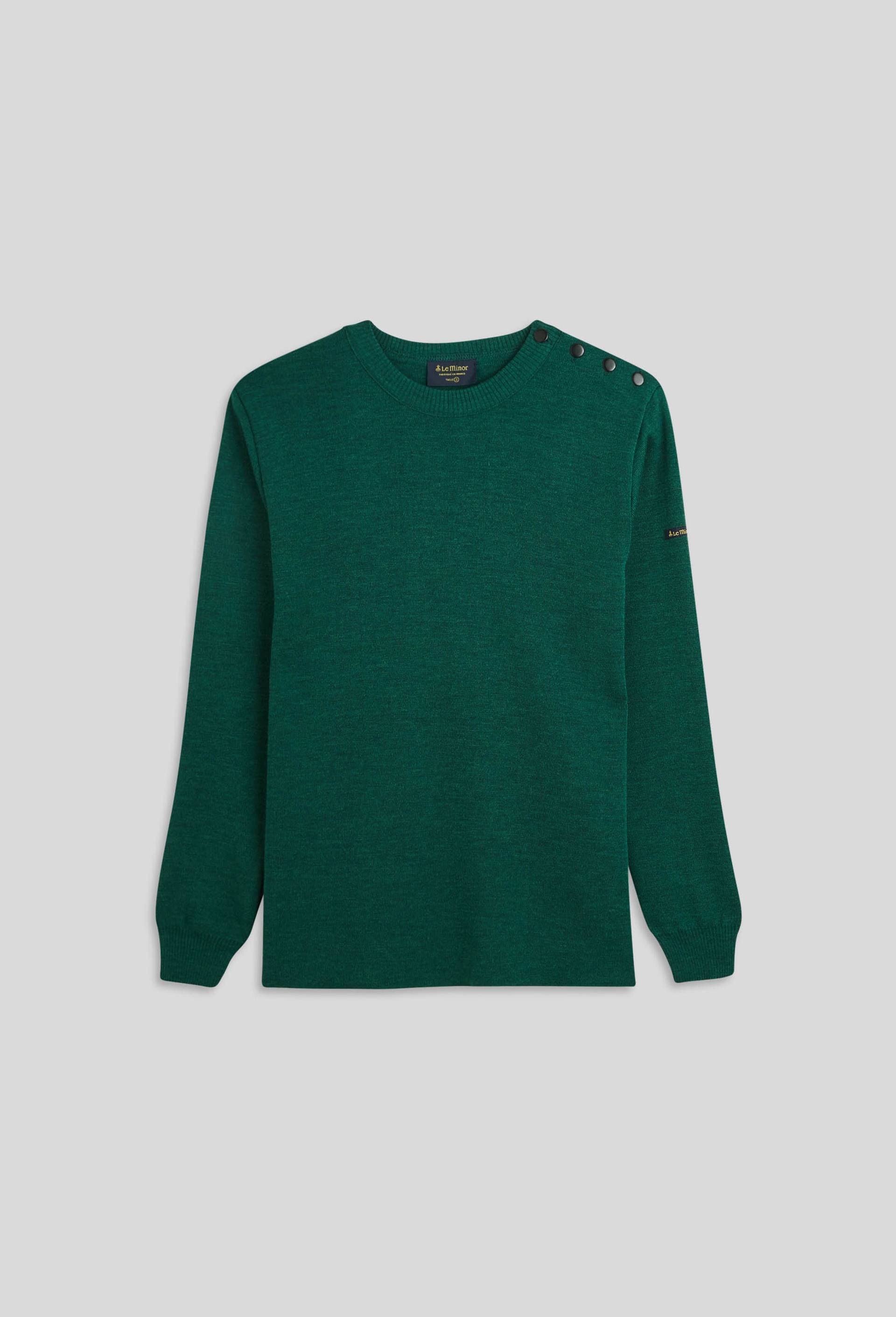 Pull uni de la marque LE MINOR, Vert foncé, large image number 3.0