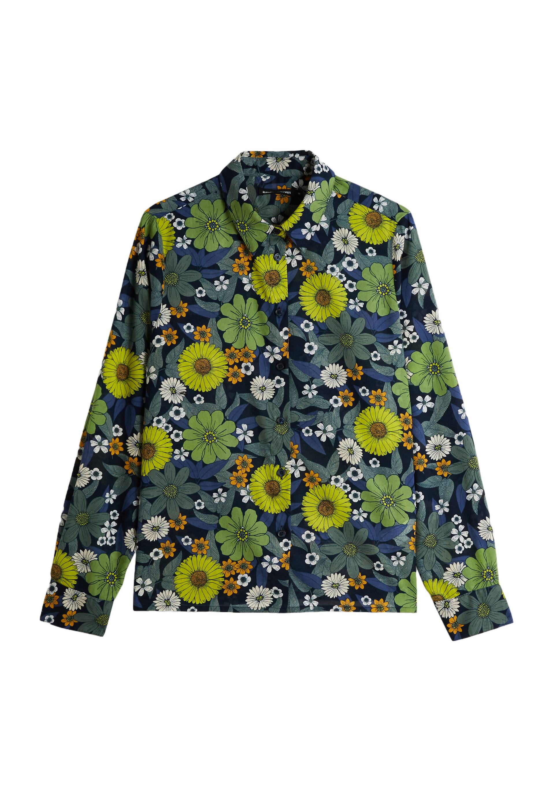 Chemise manches longues en coton BIO, Bleu foncé, large image number 5