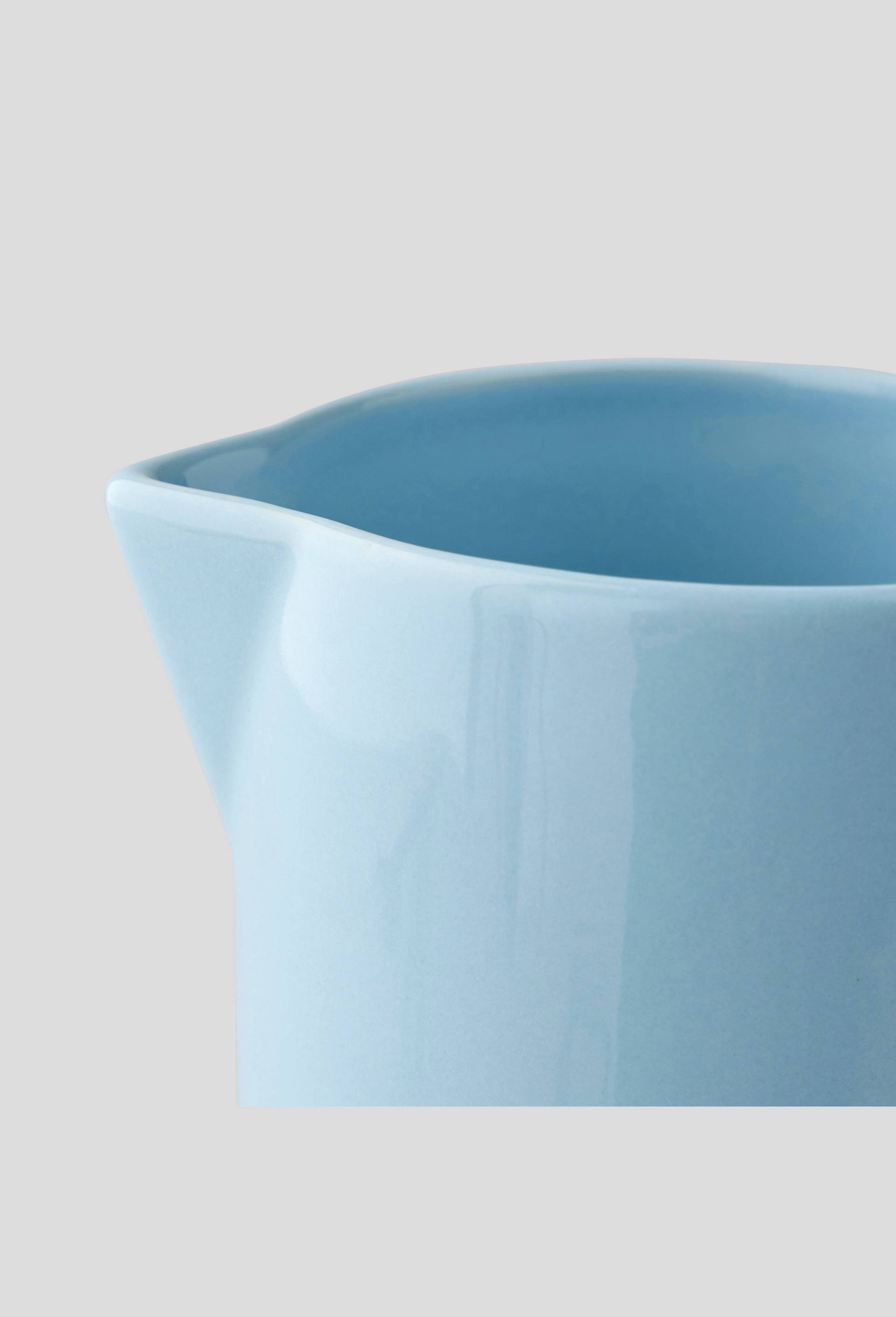 Pichet en céramique, 1L, Bleu, large image number 1