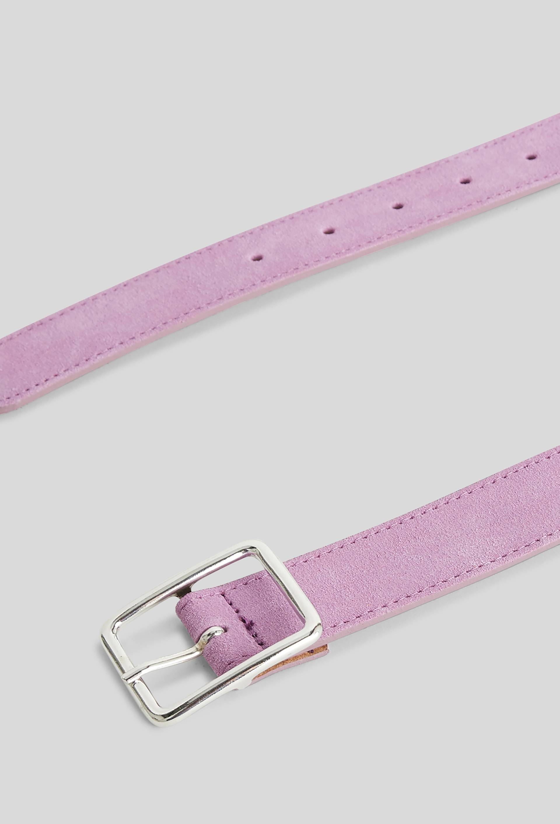 Ceinture 3cm, croûte de cuir responsable, Violet clair, large image number 1