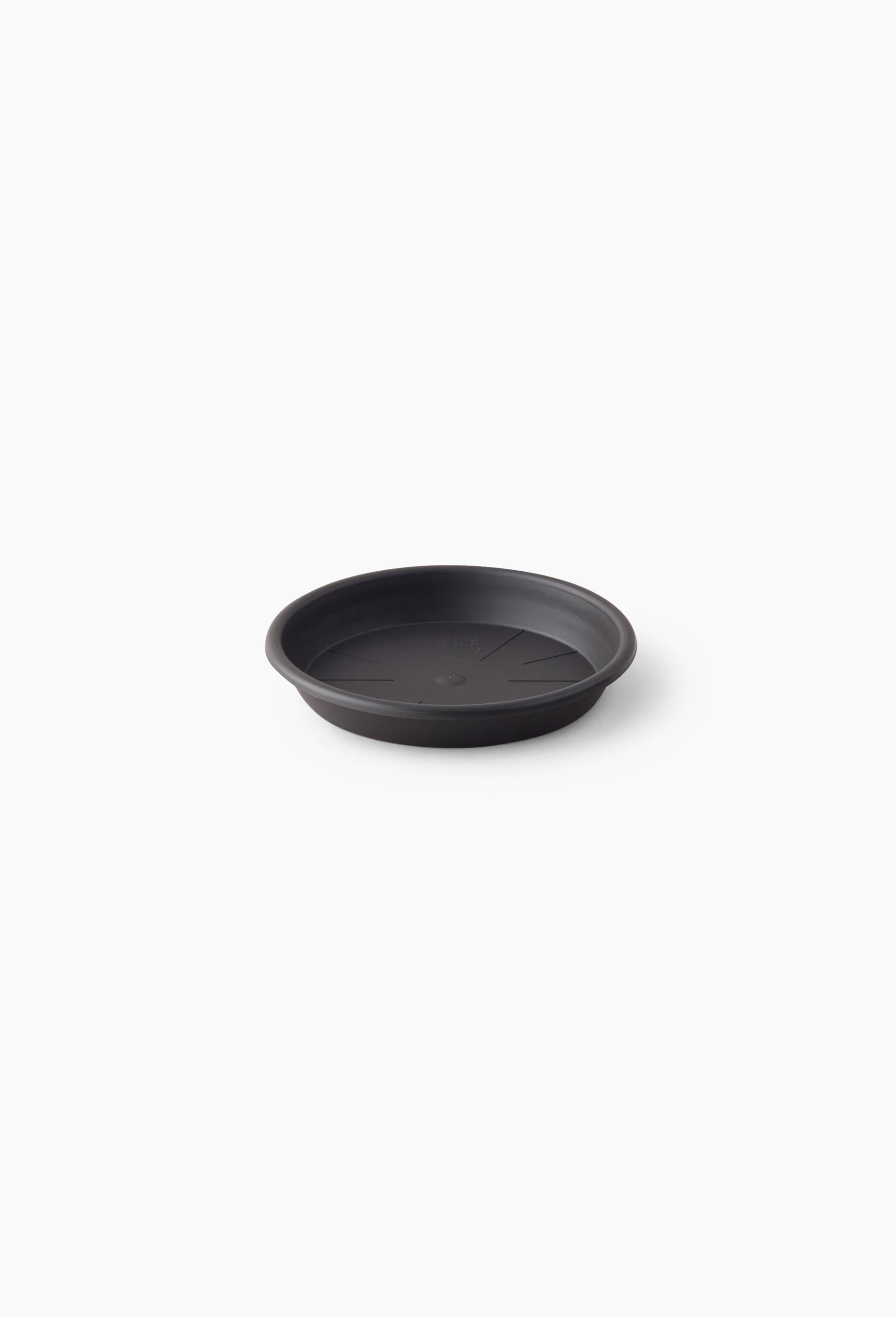 Soucoupe, 18cm, en plastique polypropyl&egrave;ne, Gris fonc&eacute;, large image number 0