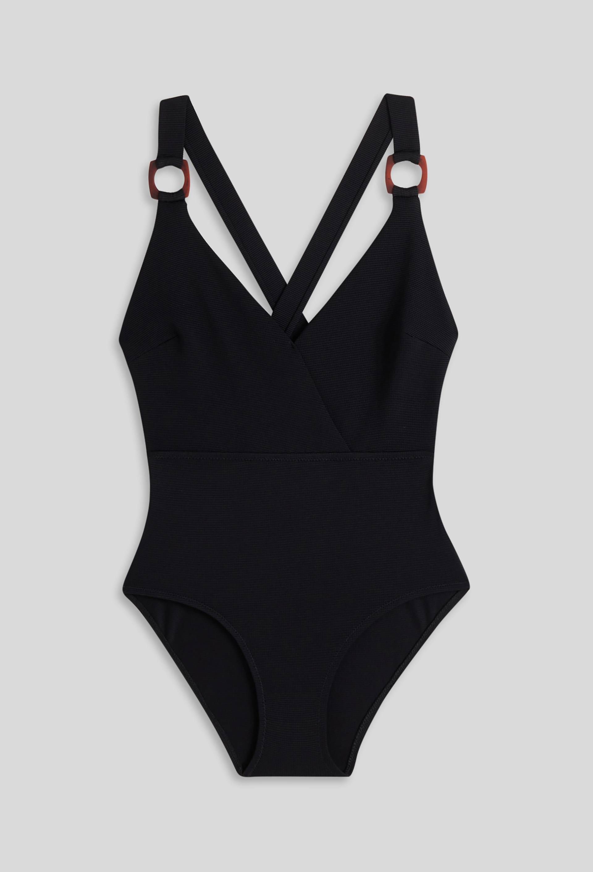 Maillot de bain 1 pièce, Oeko-Tex, Noir, large image number 2