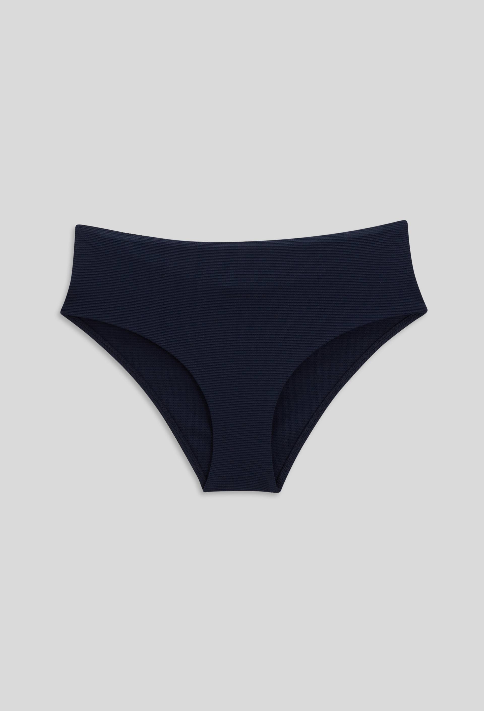 Culotte taille haute maillot de bain, Oeko-Tex, Bleu foncé, large image number 2