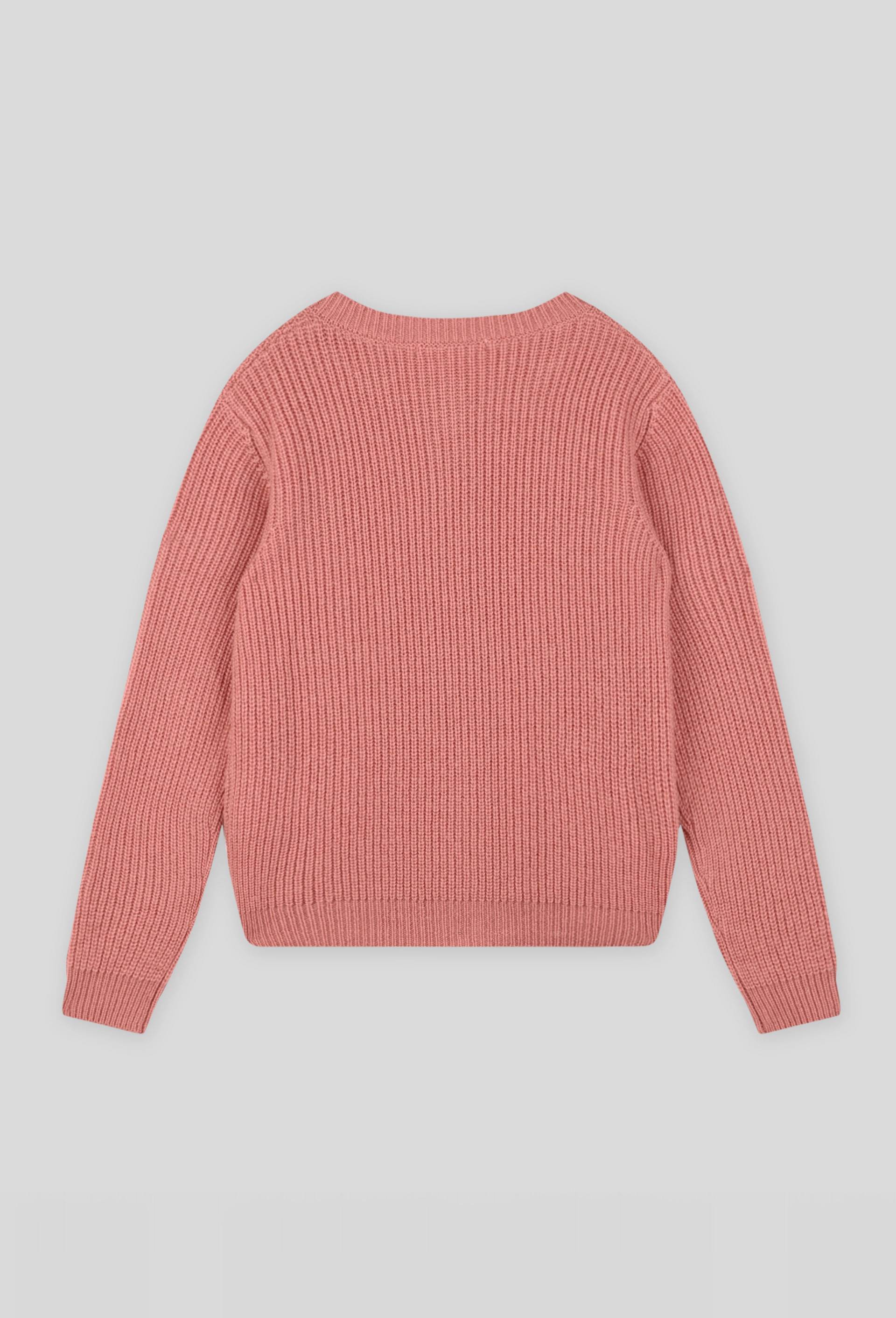Cardigan en laine et cachemire certifié Oekotex, Rose, large image number 1