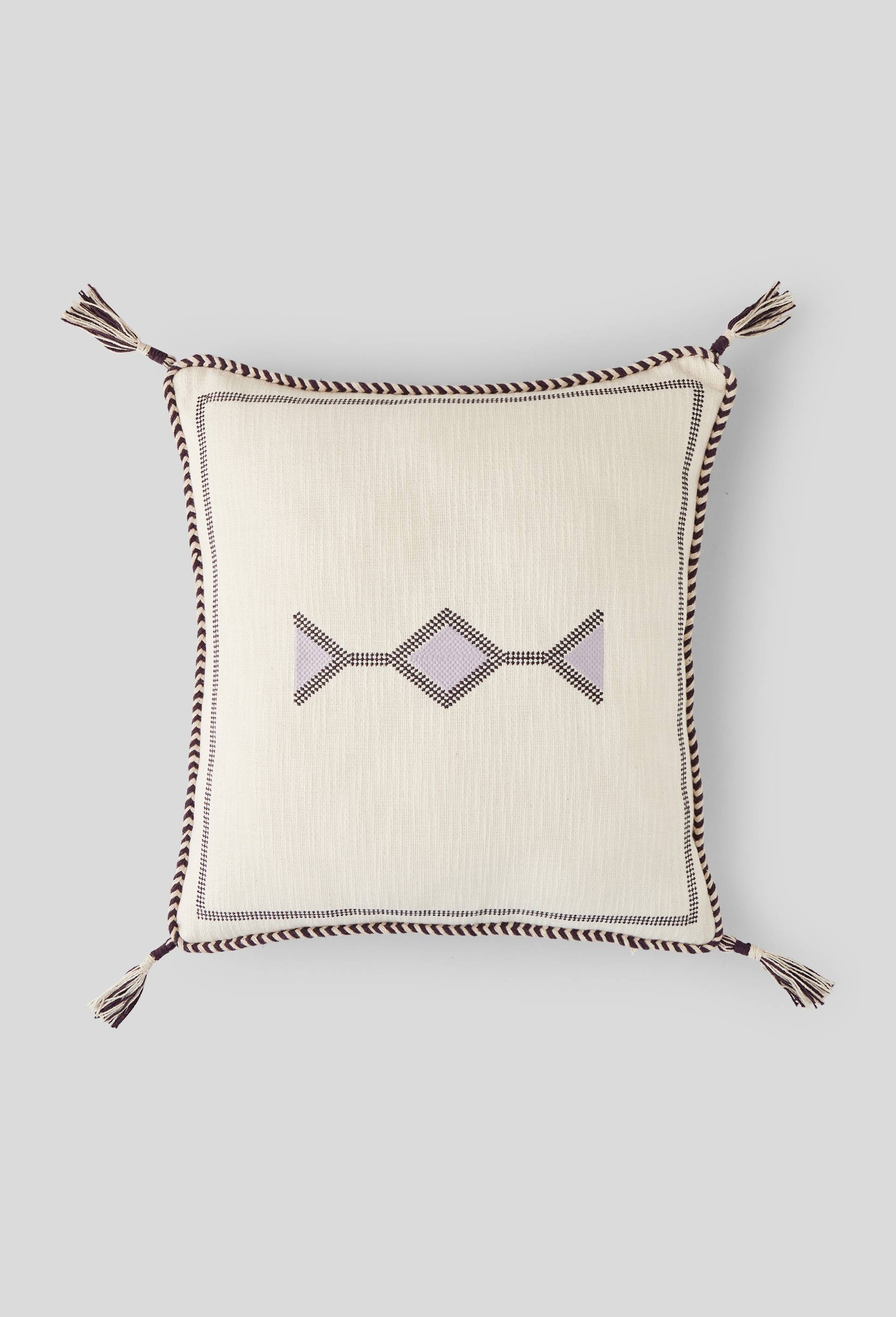Coussin sabra naturel, 45 x 45 cm, coton, Beige clair, large image number 0