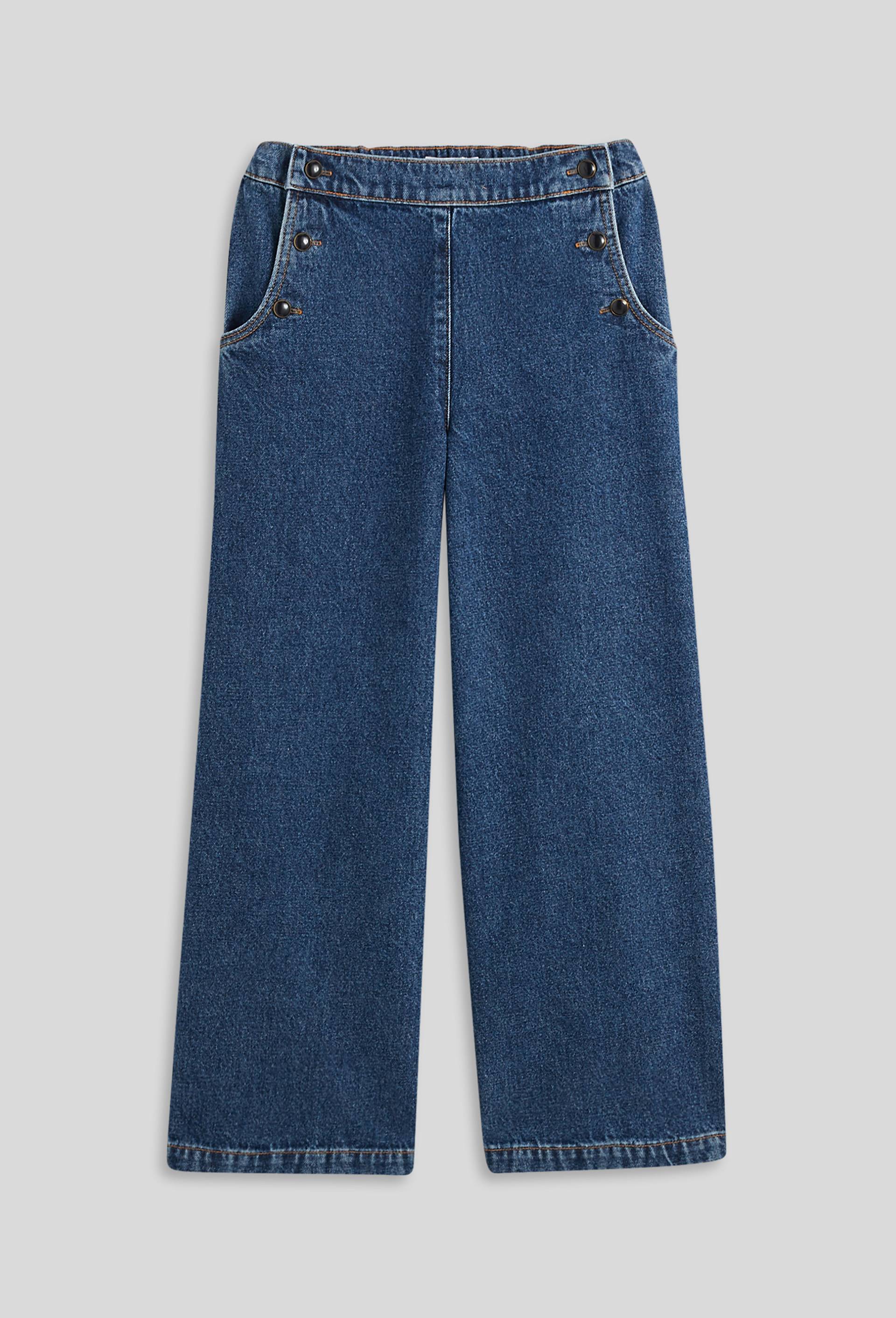 Jean large, Coton BIO, Bleu clair, large image number 1