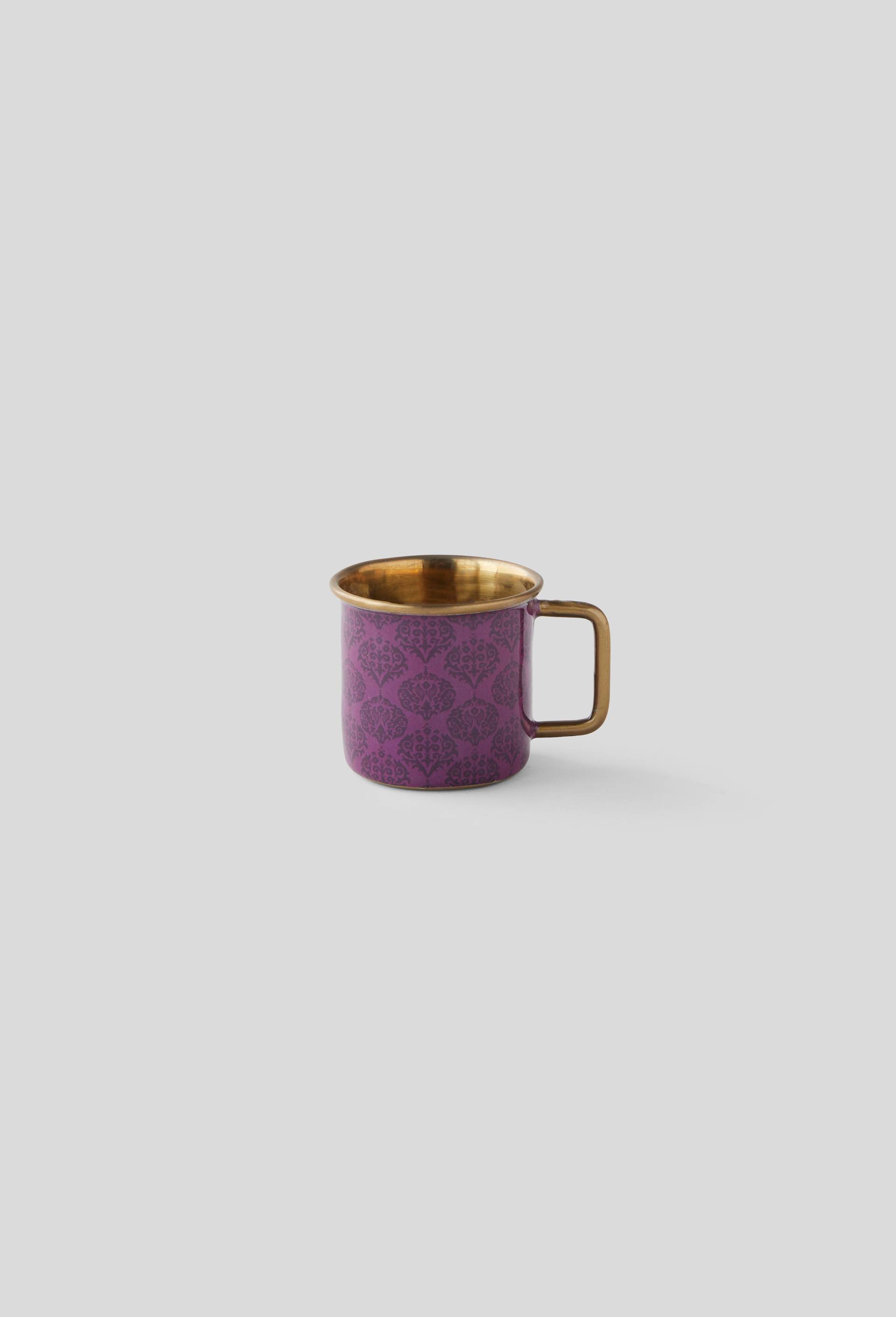 Tasse métal imprimée, 19cL, Violet foncé, large image number 0