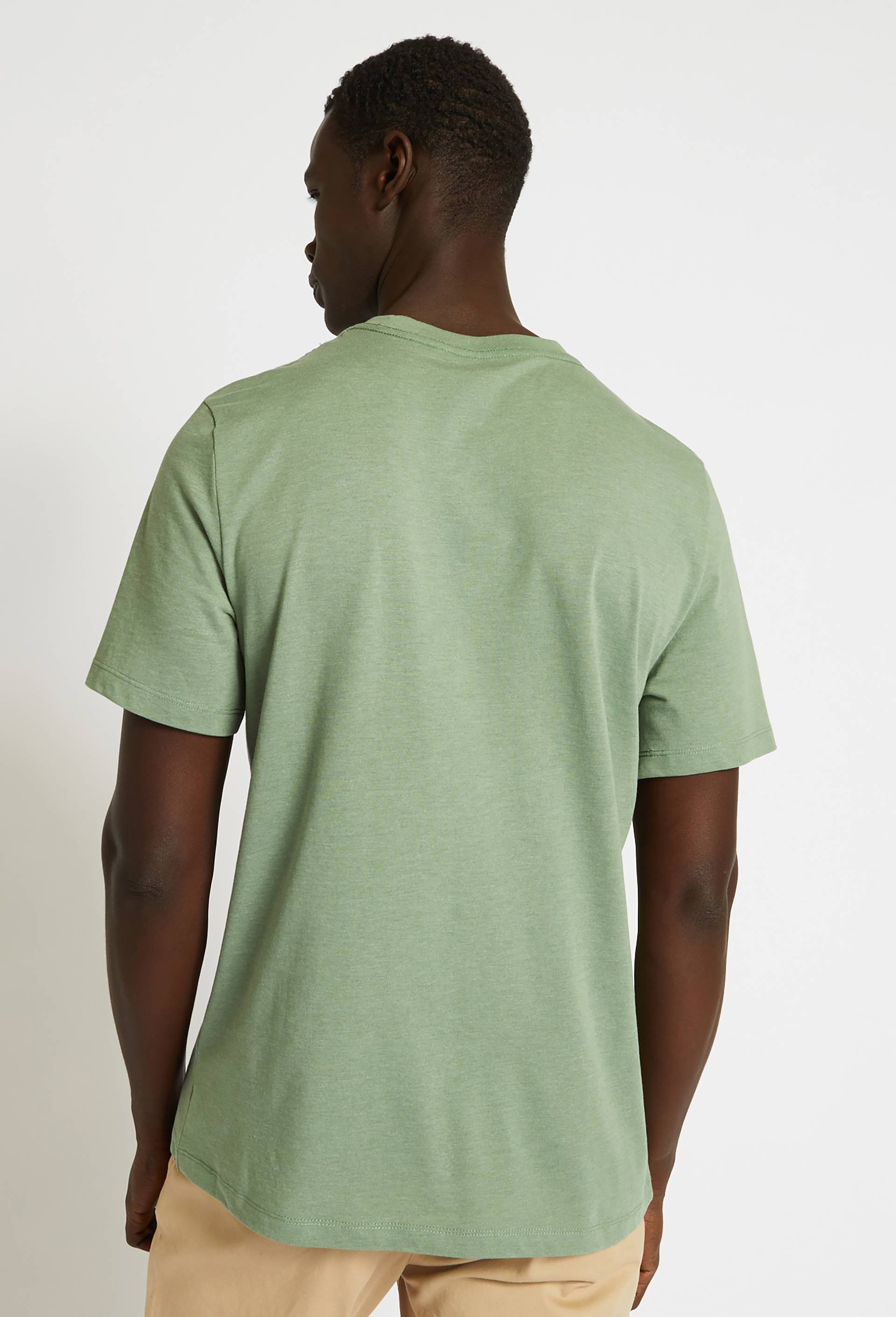 T-shirt manches courtes col rond contenant du coton BIO, Vert, large image number 1.0