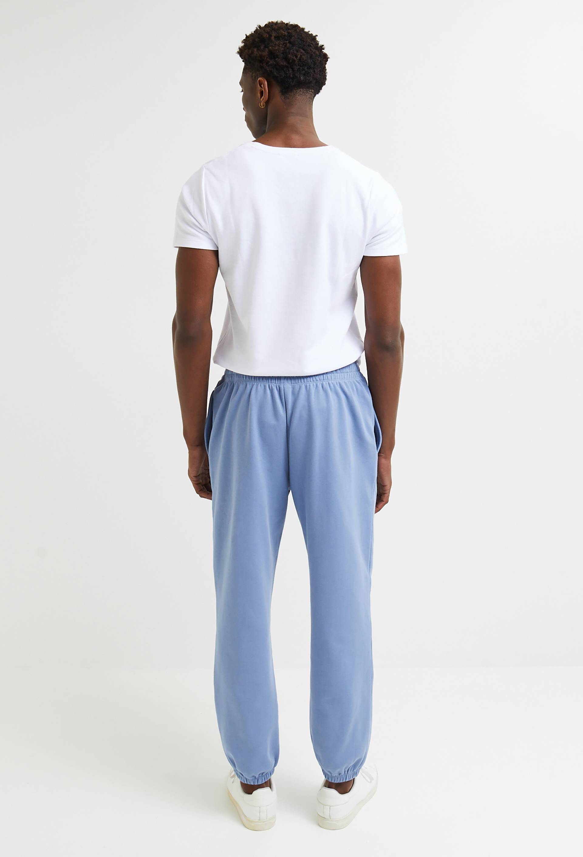 Jogging molleton en coton BIO, Bleu, large image number 1