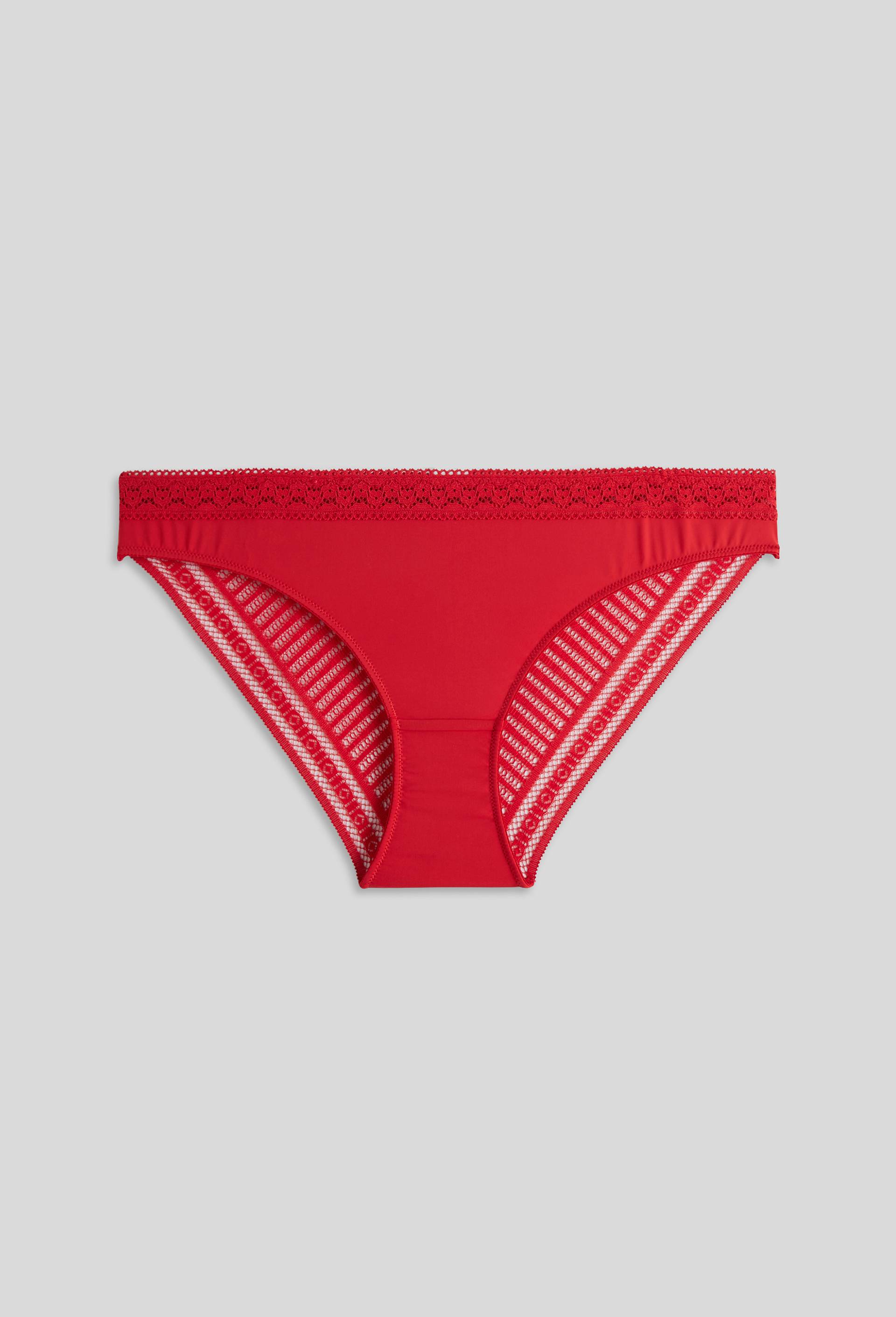 Culotte ANNIE en dentelle, Oeko-Tex, Rouge, large image number 0