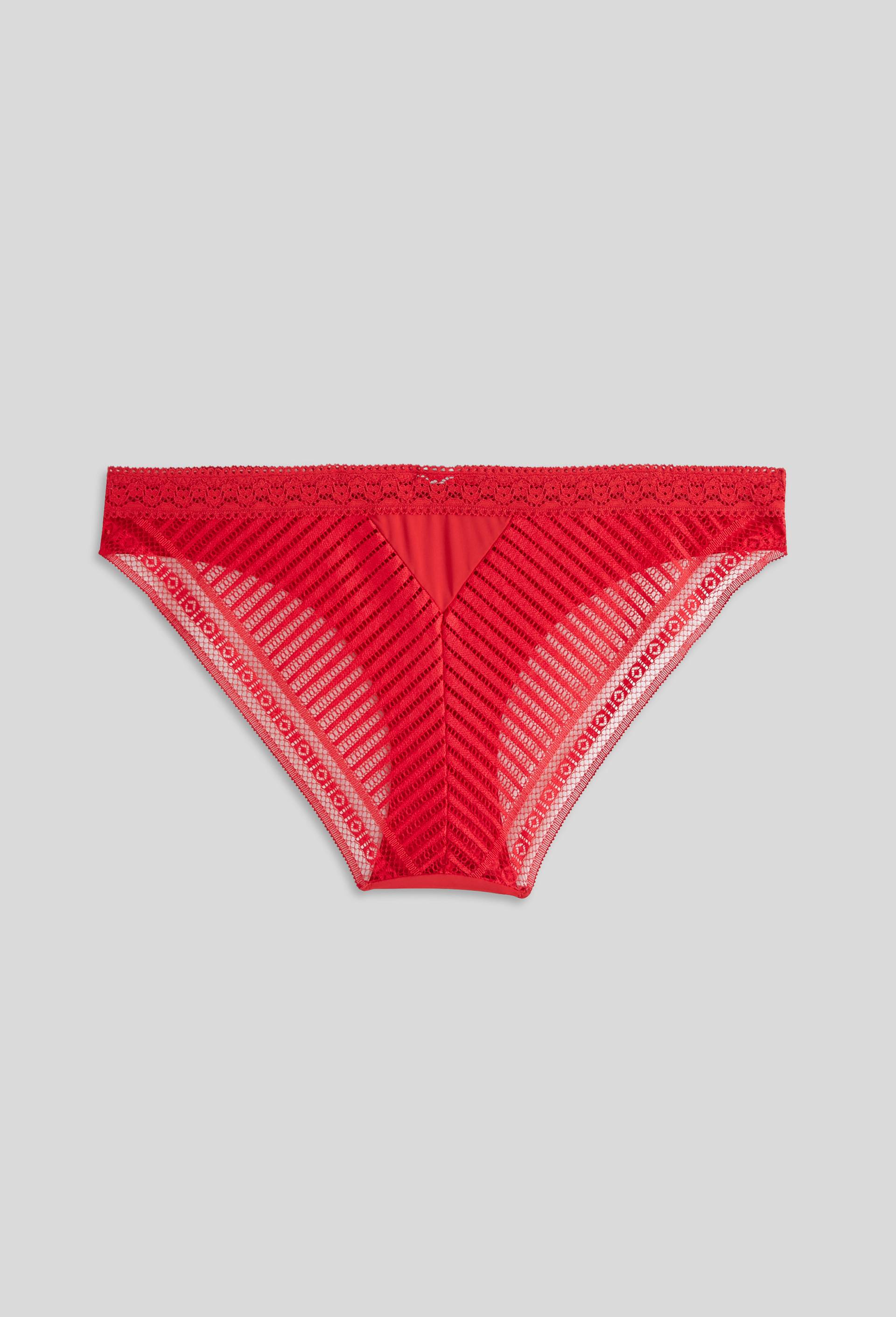 Culotte ANNIE en dentelle, Oeko-Tex, Rouge, large image number 1.0