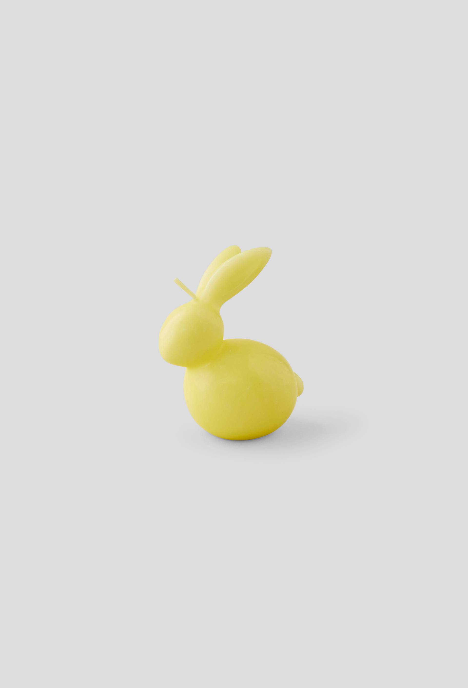 Bougie lapin et poule, Jaune clair, large image number 0
