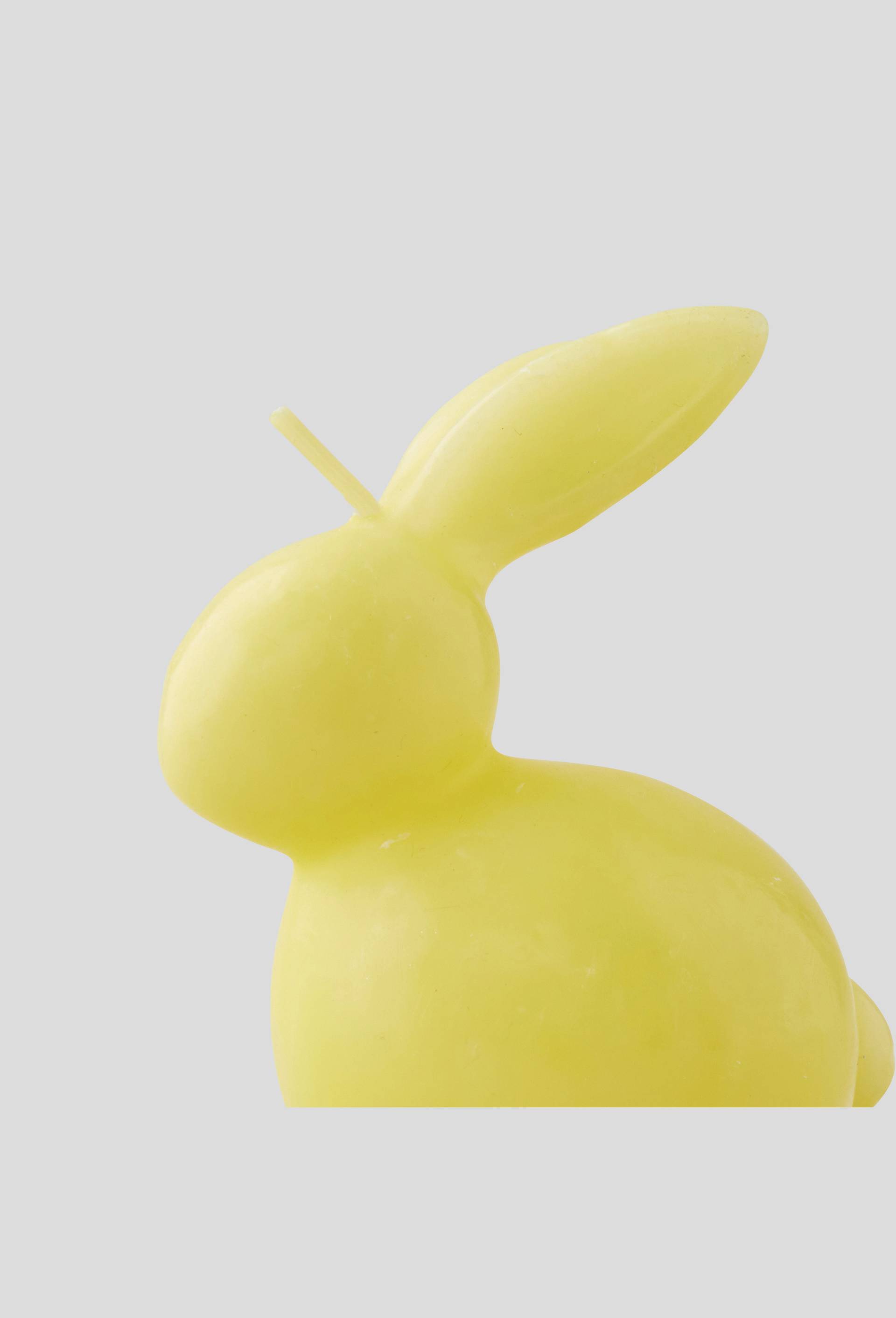 Bougie lapin et poule, Jaune clair, large image number 1