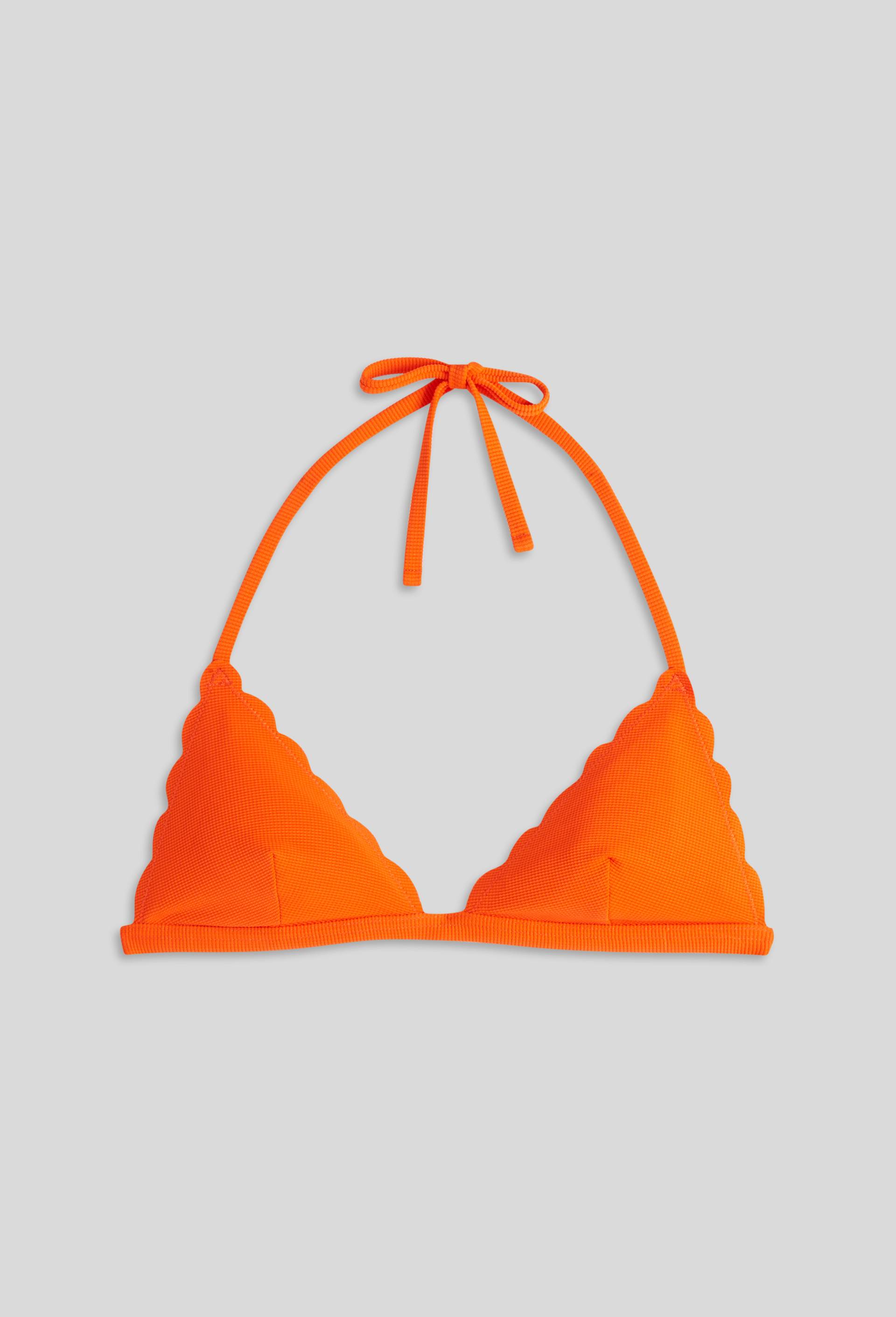 Haut de maillot de bain ZOE, matière recyclée, Orange, large image number 2