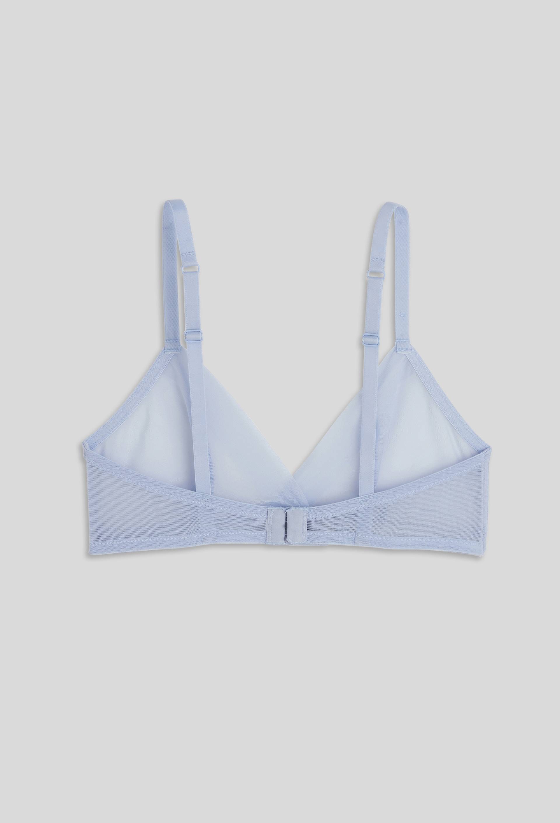 Soutien-gorge triangle JUDITH en tulle, Bleu, large image number 1