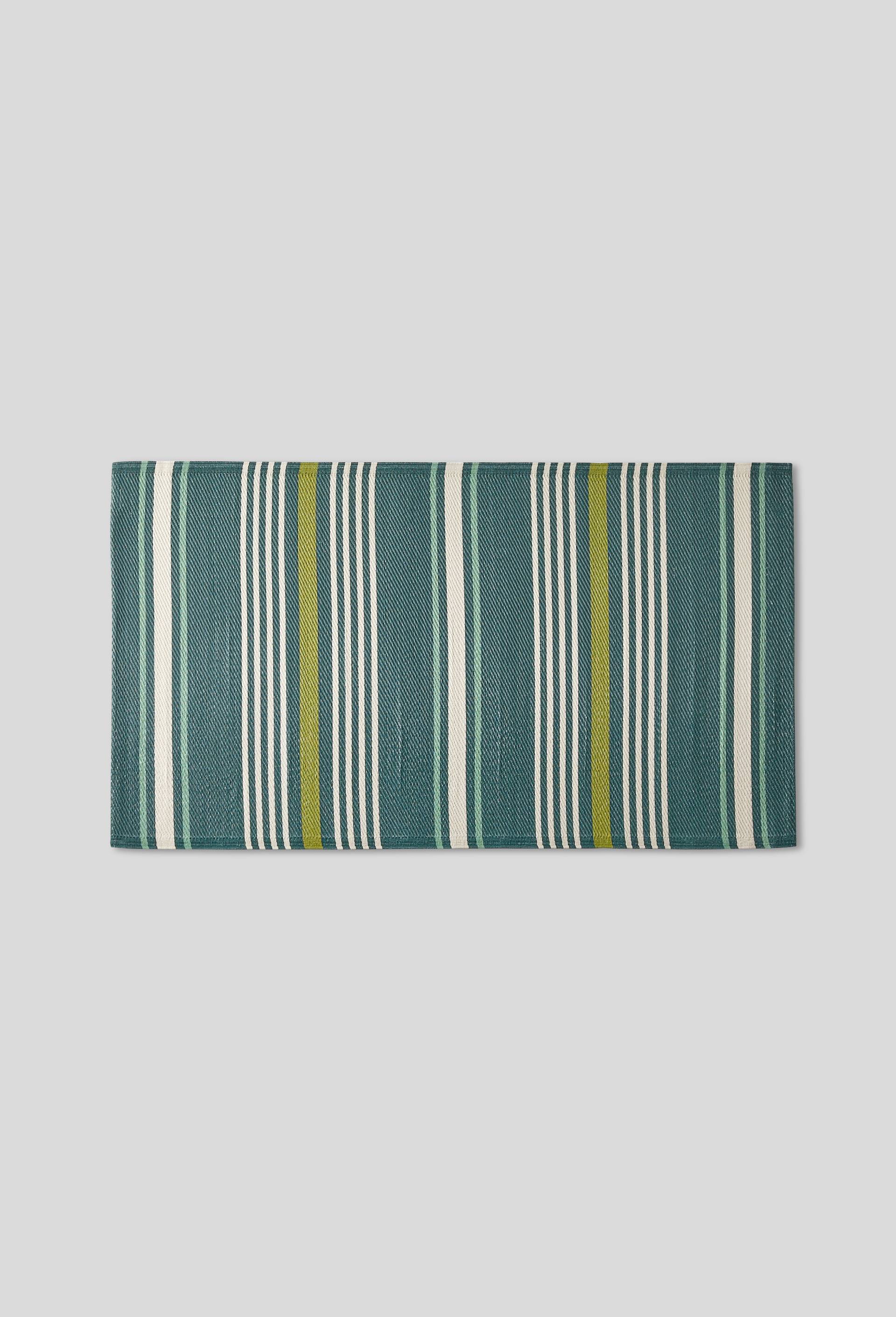 Tapis, 90x160cm, 100% polypropylène recyclé, Vert foncé, large image number 0.0