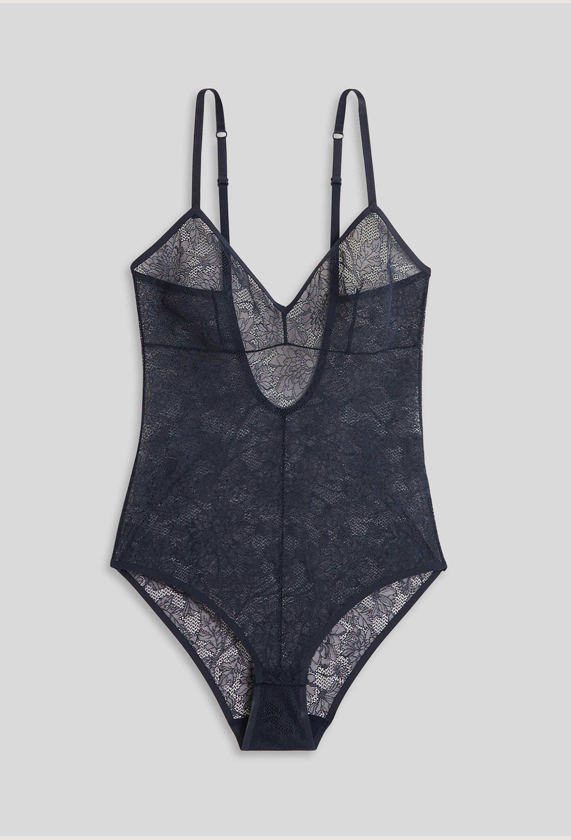Body ROSANA en dentelle, Oeko-Tex, Bleu foncé, large image number 0