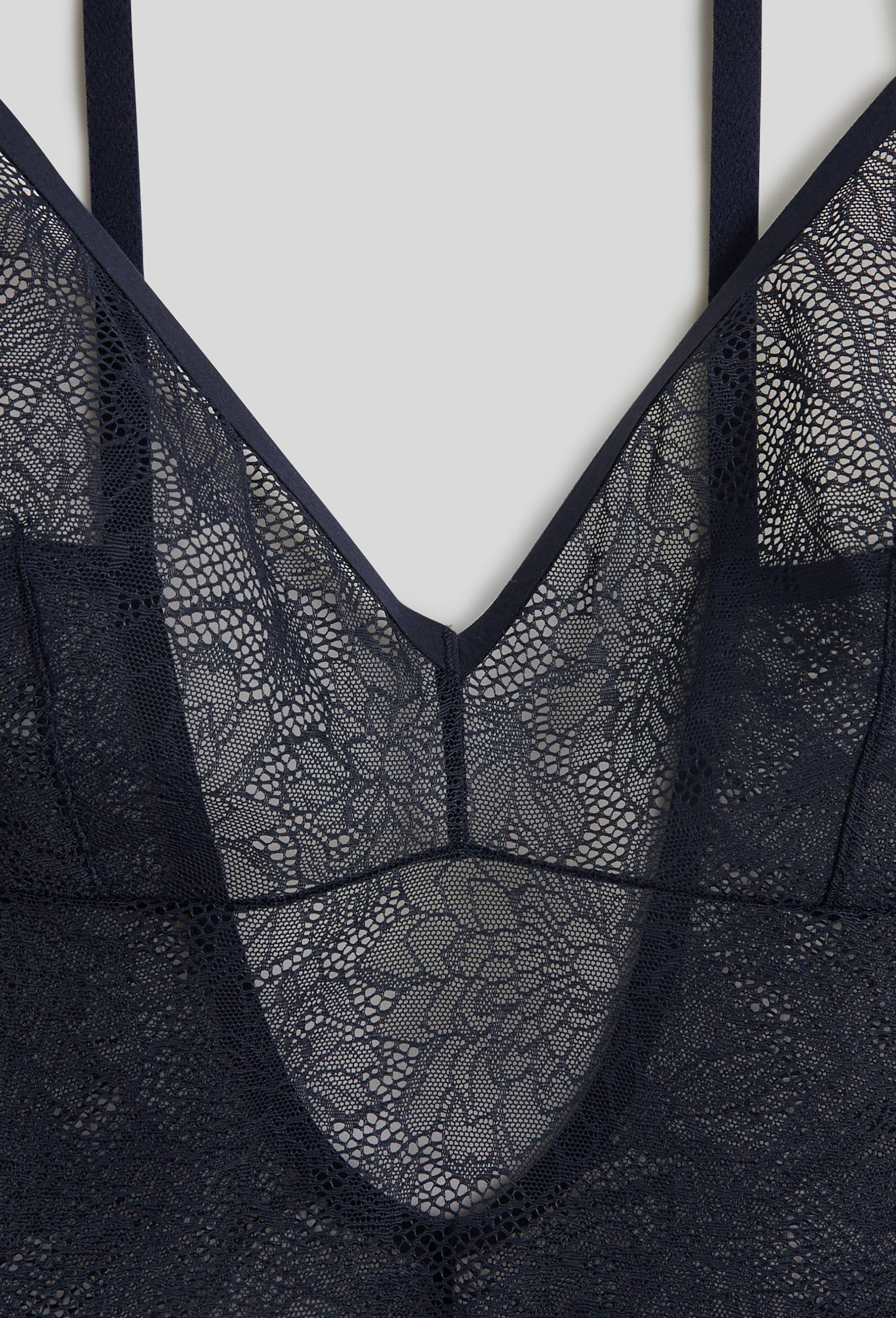Body ROSANA en dentelle, Oeko-Tex, Bleu foncé, large image number 2.0