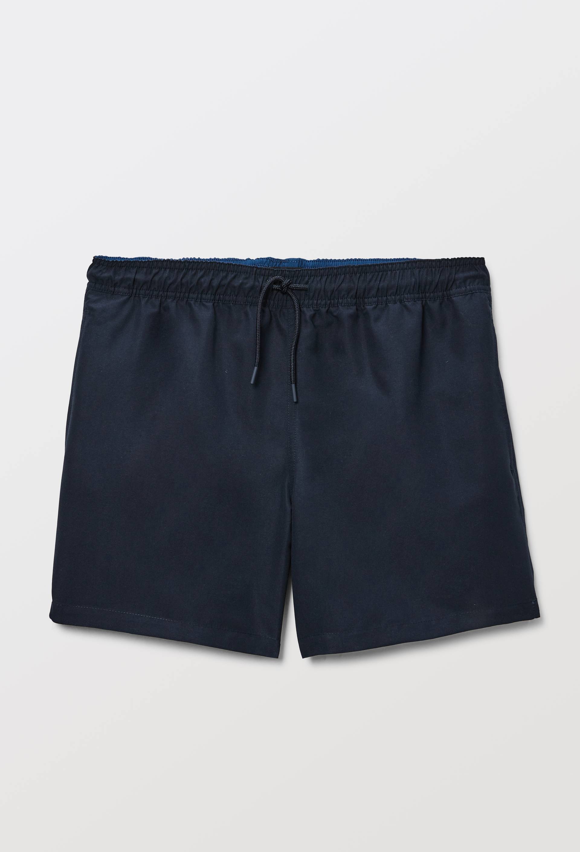 Short de bain uni, Bleu fonc&eacute;, large image number 4.0