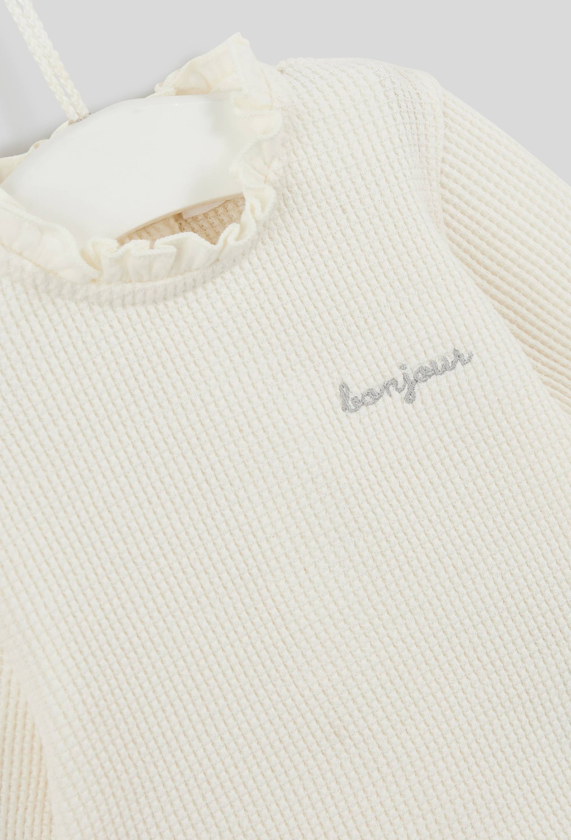 Ensemble uni en coton BIO, Oeko-Tex, Ecru, large image number 2
