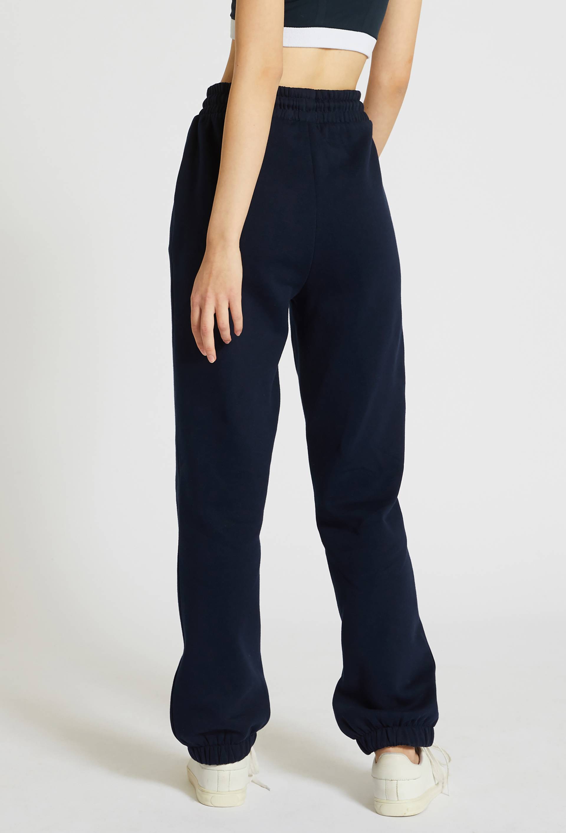 Pantalon de jogging en molleton, Bio, Bleu foncé, large image number 1.0