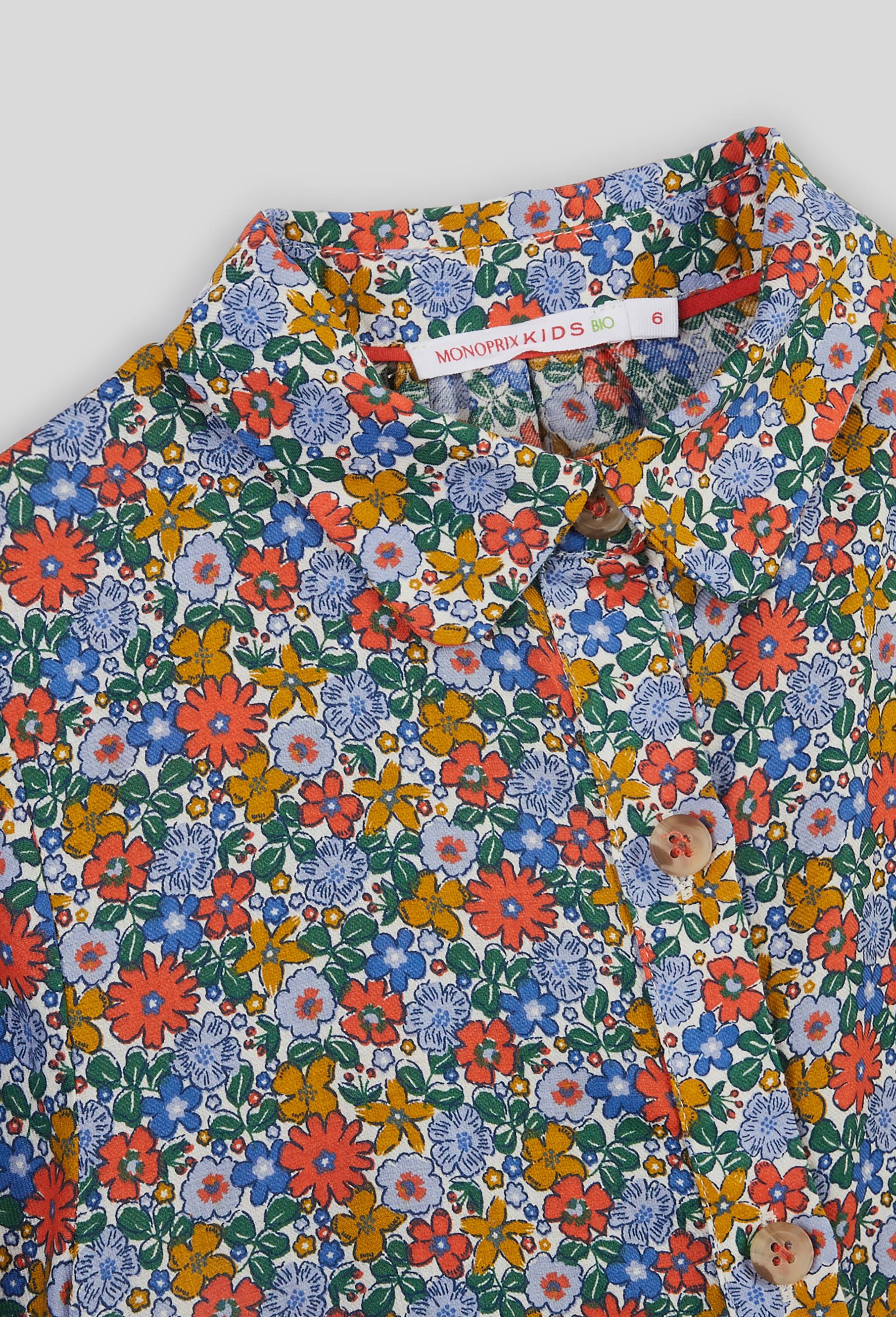 Robe imprimée, Coton BIO, Beige clair, large image number 2