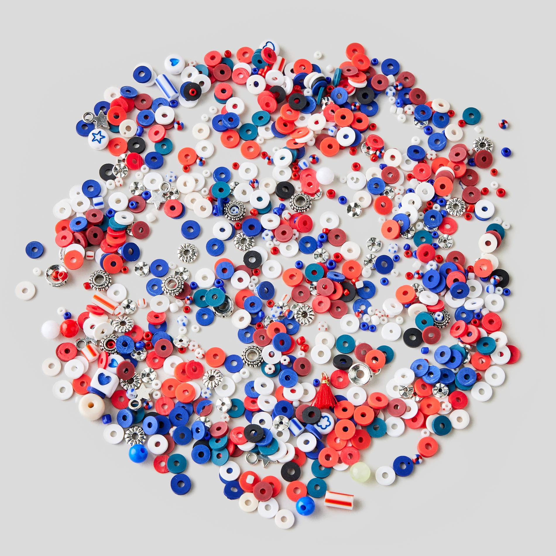Perles heishi Paris, Multicolore, large image number 1.0
