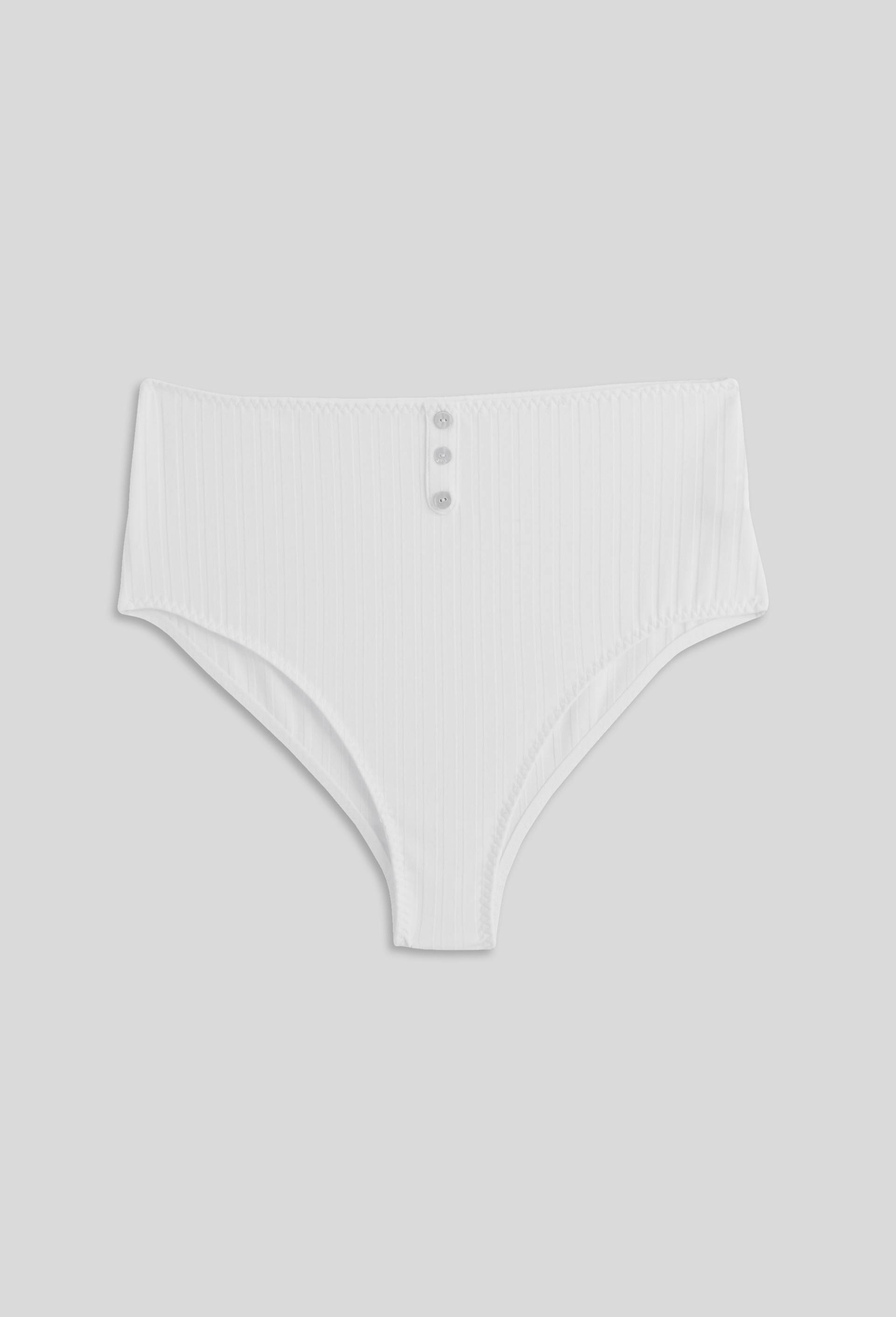 Culotte taille haute AGATHE, Oeko-Tex, Ecru, large image number 2