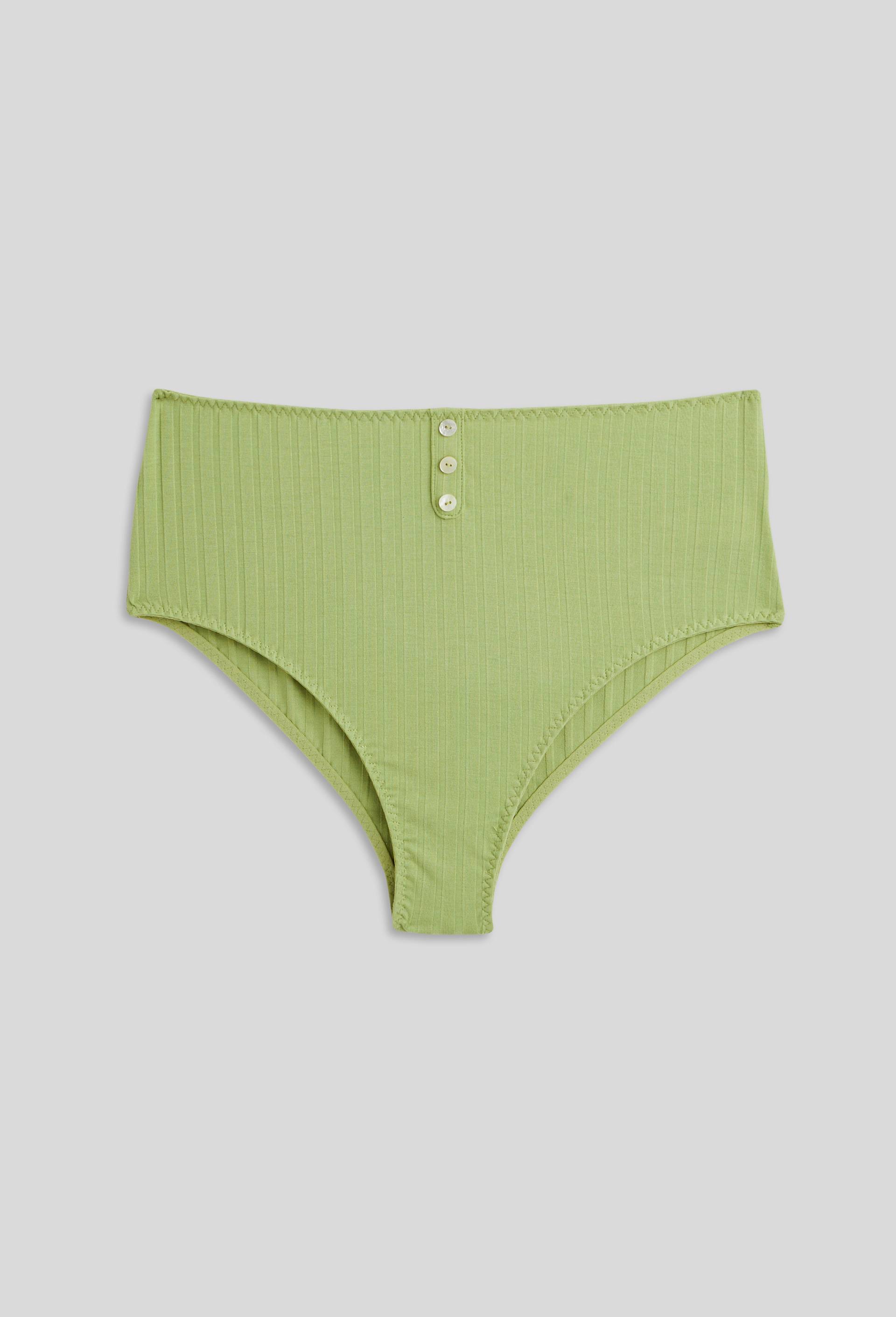Culotte taille haute AGATHE, Oeko-Tex, Vert, large image number 2