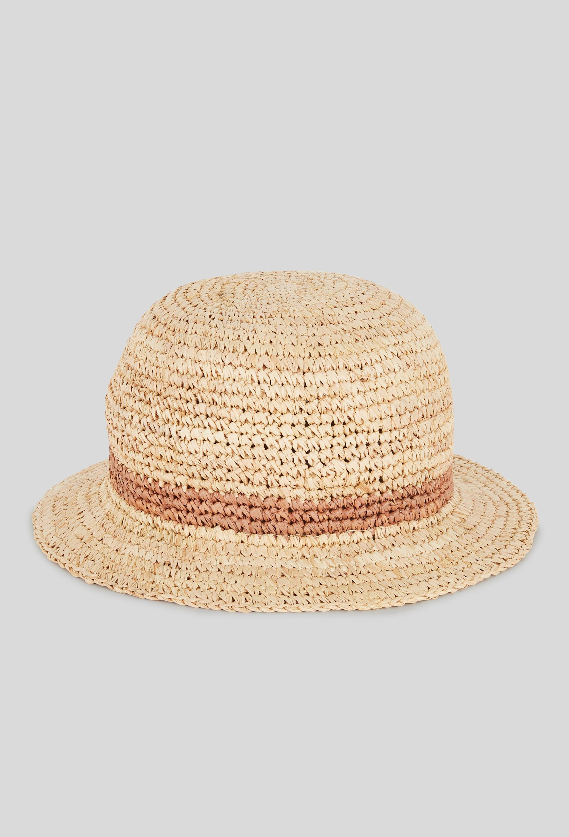 Chapeau paille bébé, Beige, large image number 0