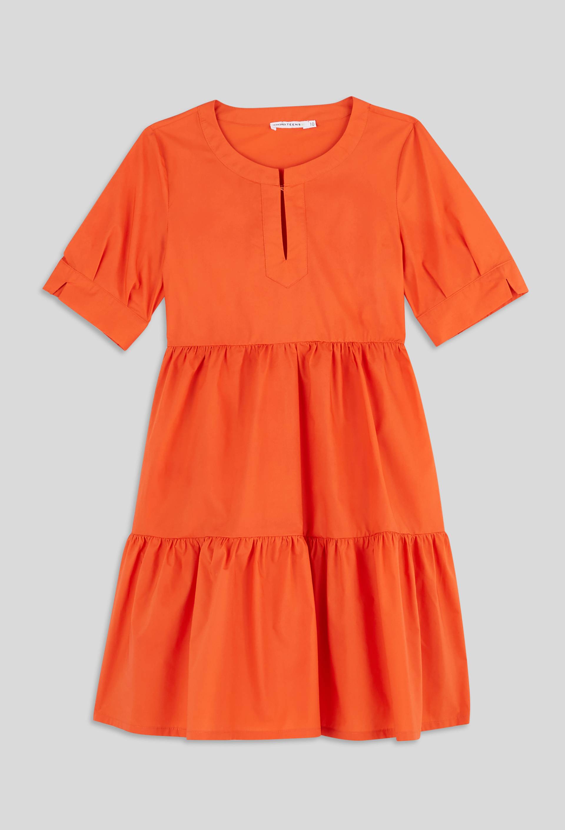 Robe unie en coton, coton BIO, Orange, large image number 1.0