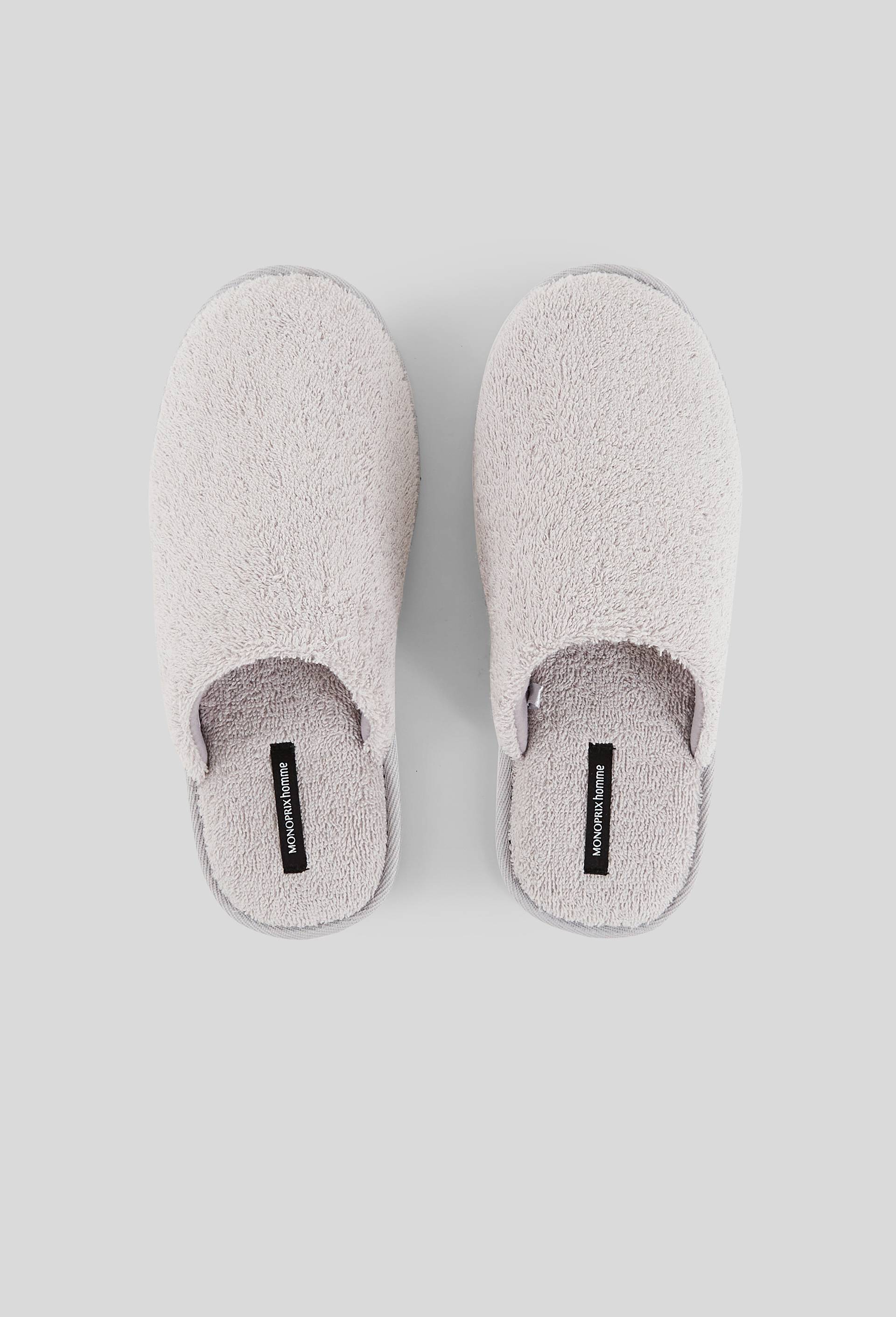 Chaussons éponge, Gris, large image number 1