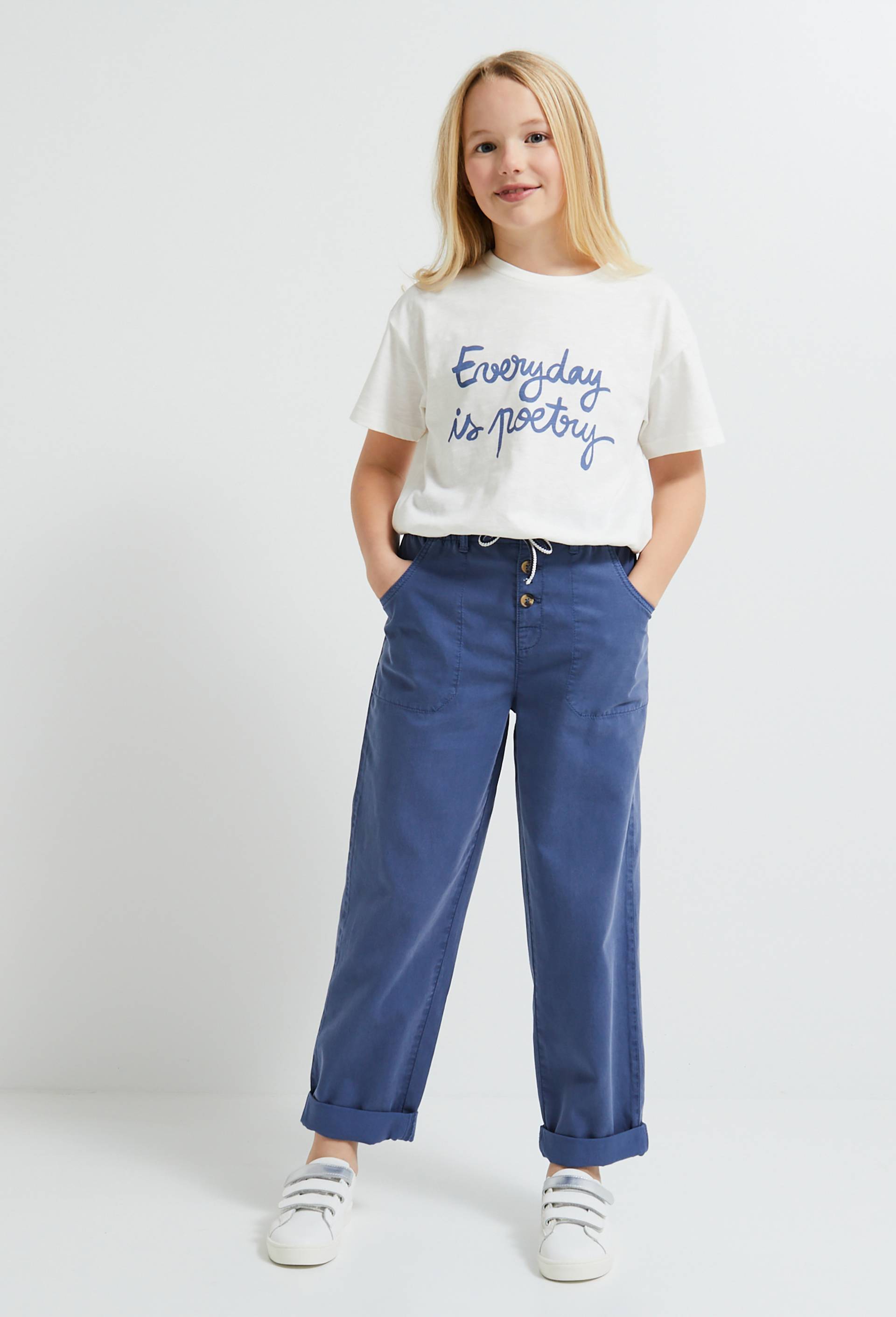 Pantalon, Oeko-Tex, BLEU, large image number 0