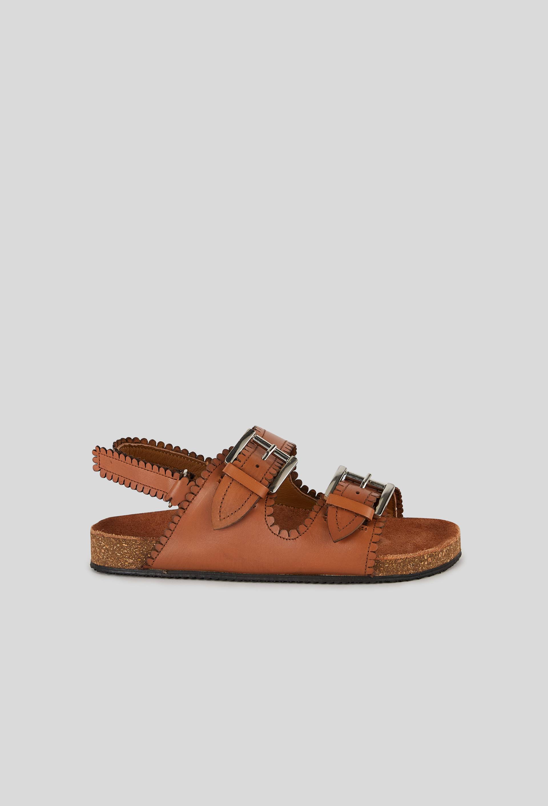 Sandales boucles F, Brun clair, large image number 0.0