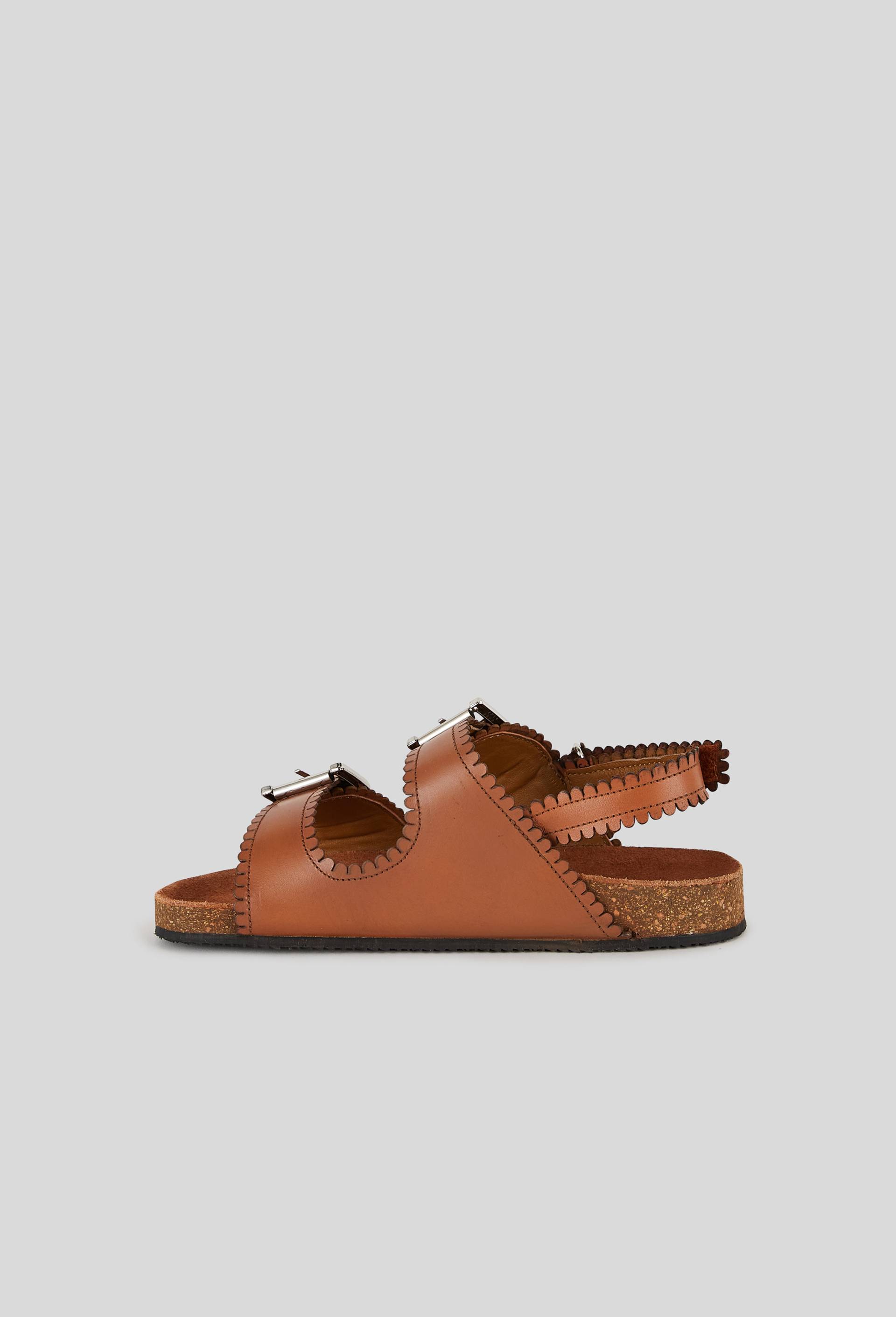 Sandales boucles F, Brun clair, large image number 1