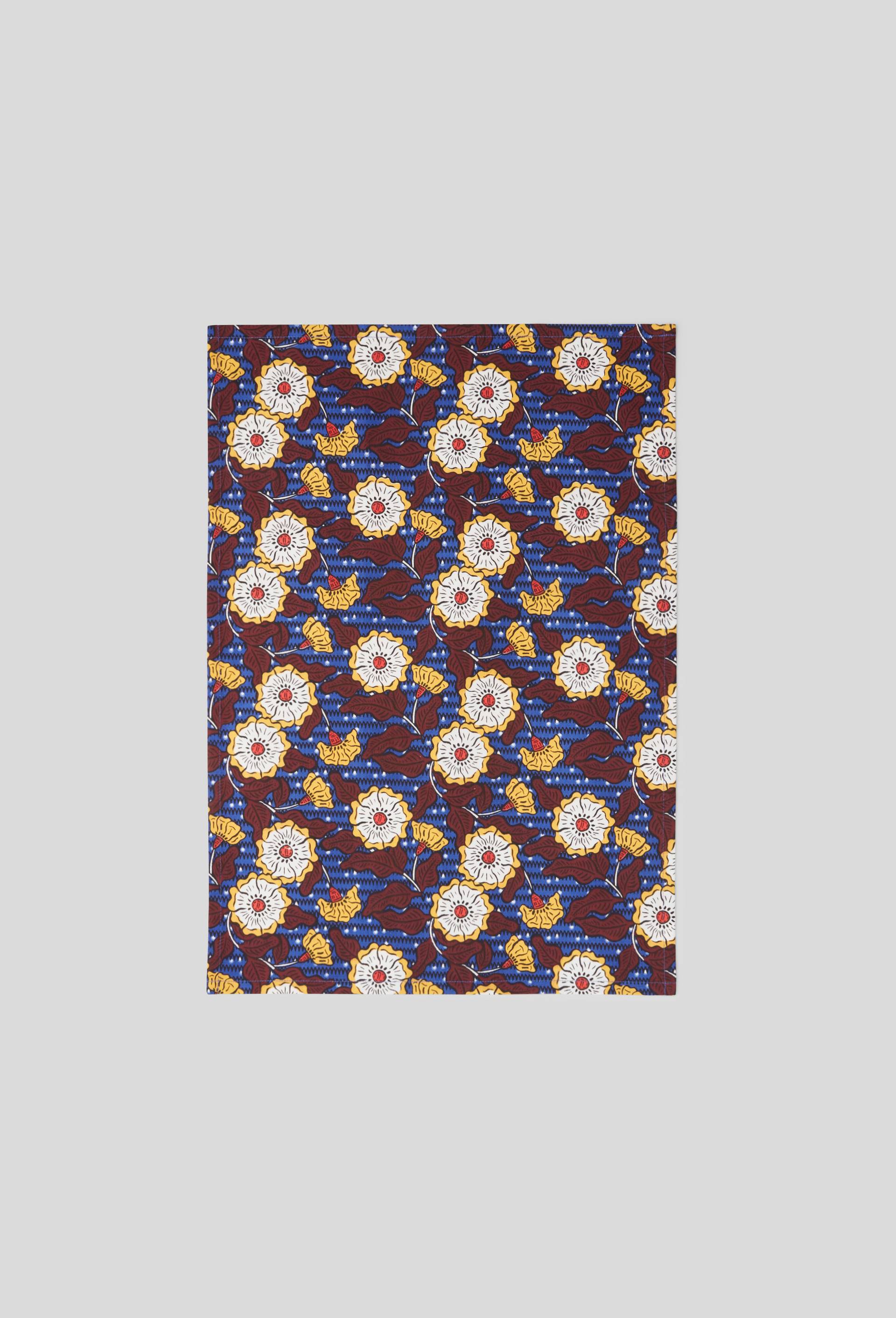 Torchon imprimé, 50x70cm, 100% coton  oekotex, Bleu, large image number 0.0