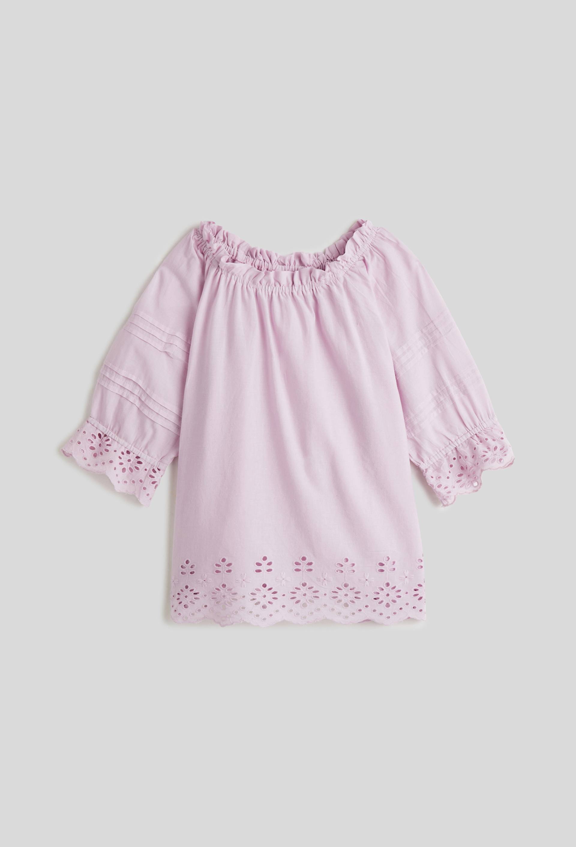 Blouse en coton, Violet clair, large image number 0