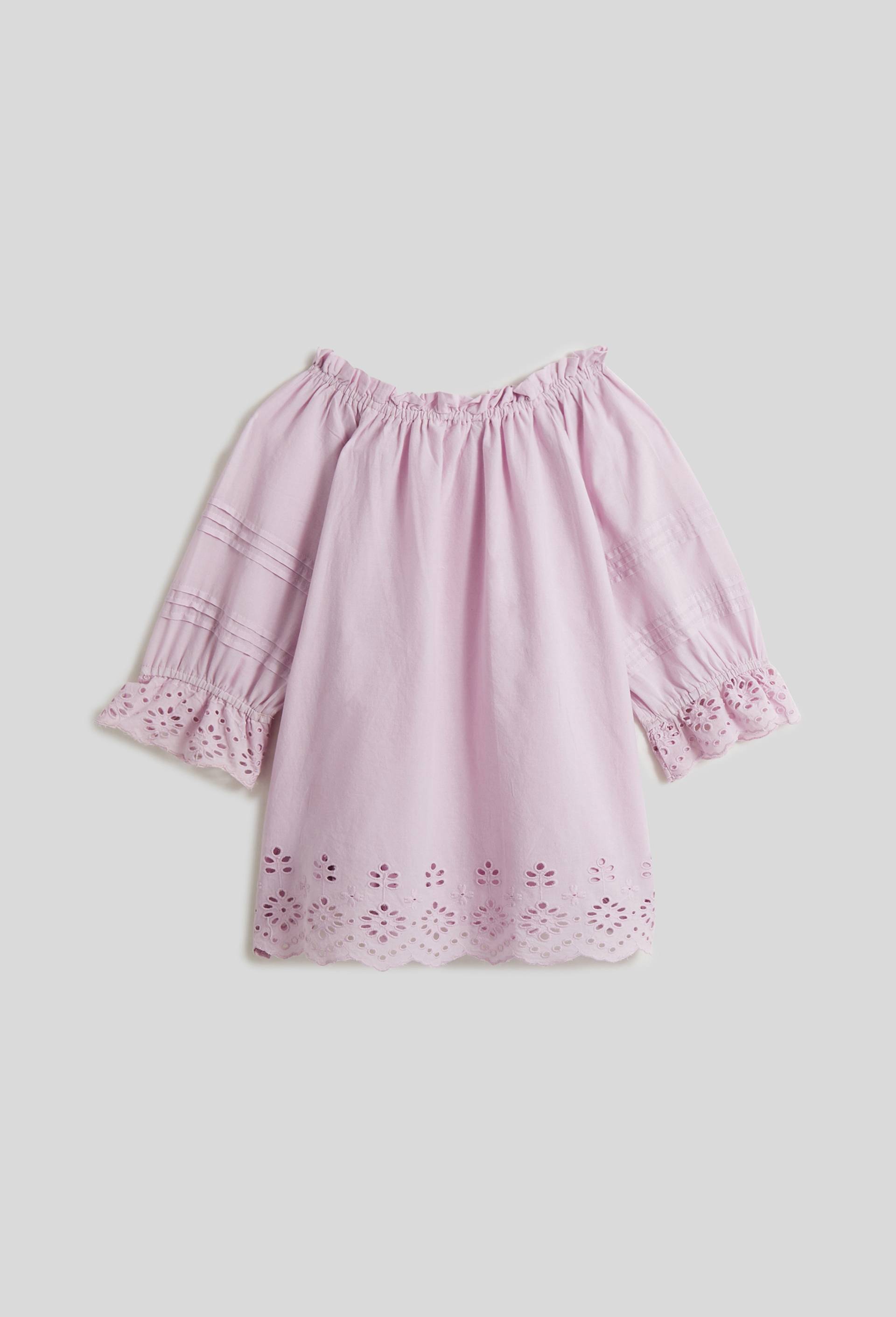 Blouse en coton, Violet clair, large image number 1