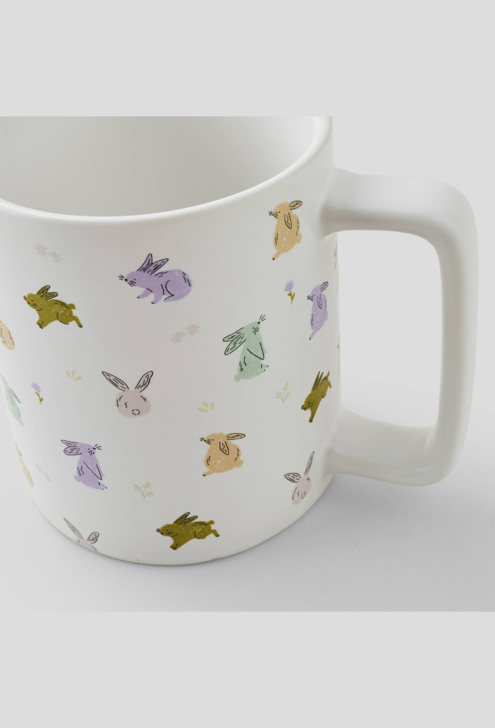 Mug droit imprimé, 32cl, Blanc, large image number 1