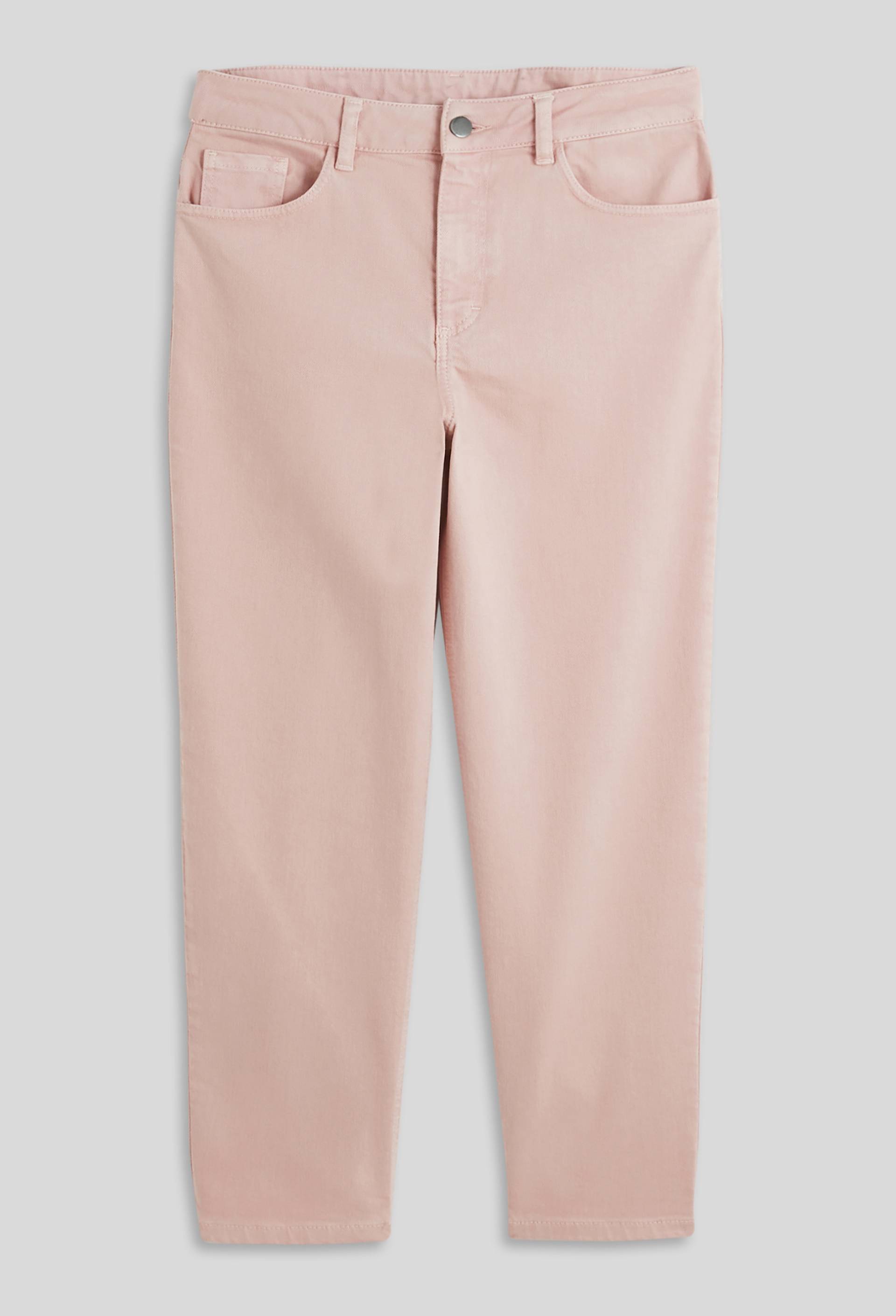 Pantalon droit en coton, Rose, large image number 2