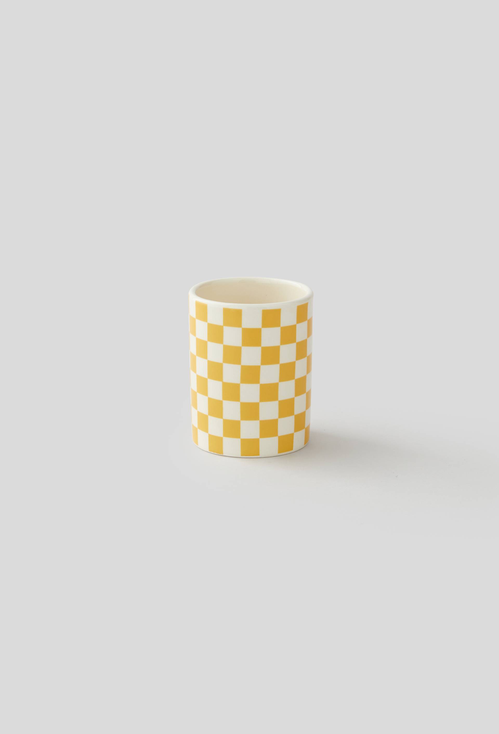 Mug sans anse imprimé,25cl, Jaune, large image number 0