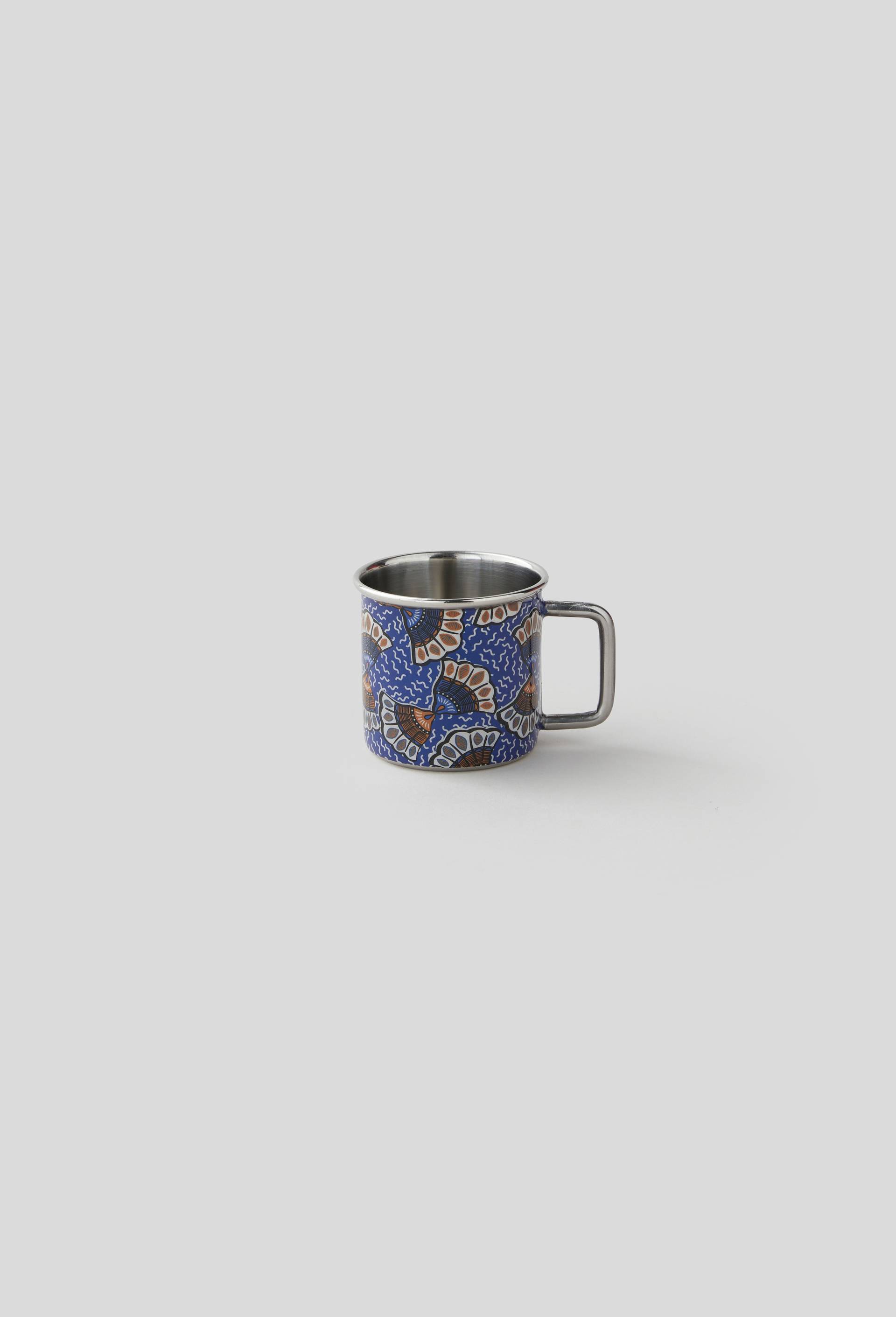 Tasse en métal imprimée, 19cl, Brun clair, large image number 0