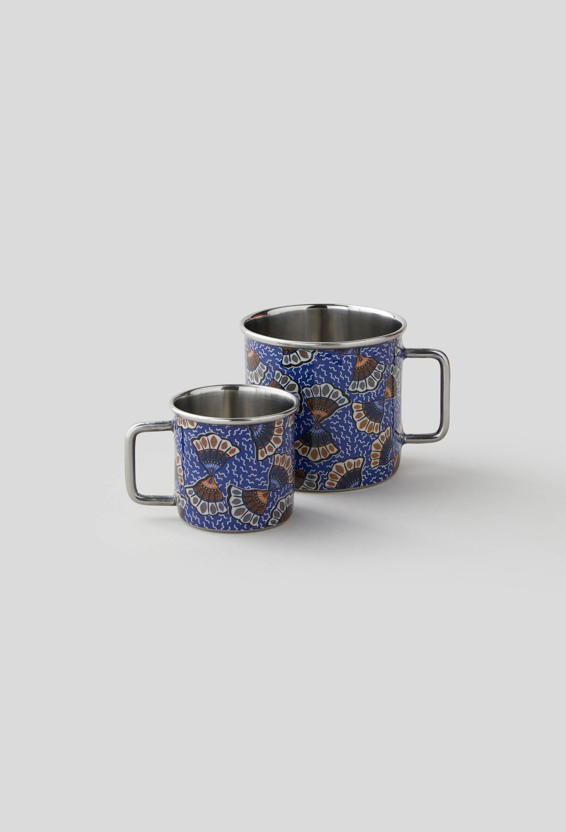 Tasse en métal imprimée, 19cl, Brun clair, large image number 1