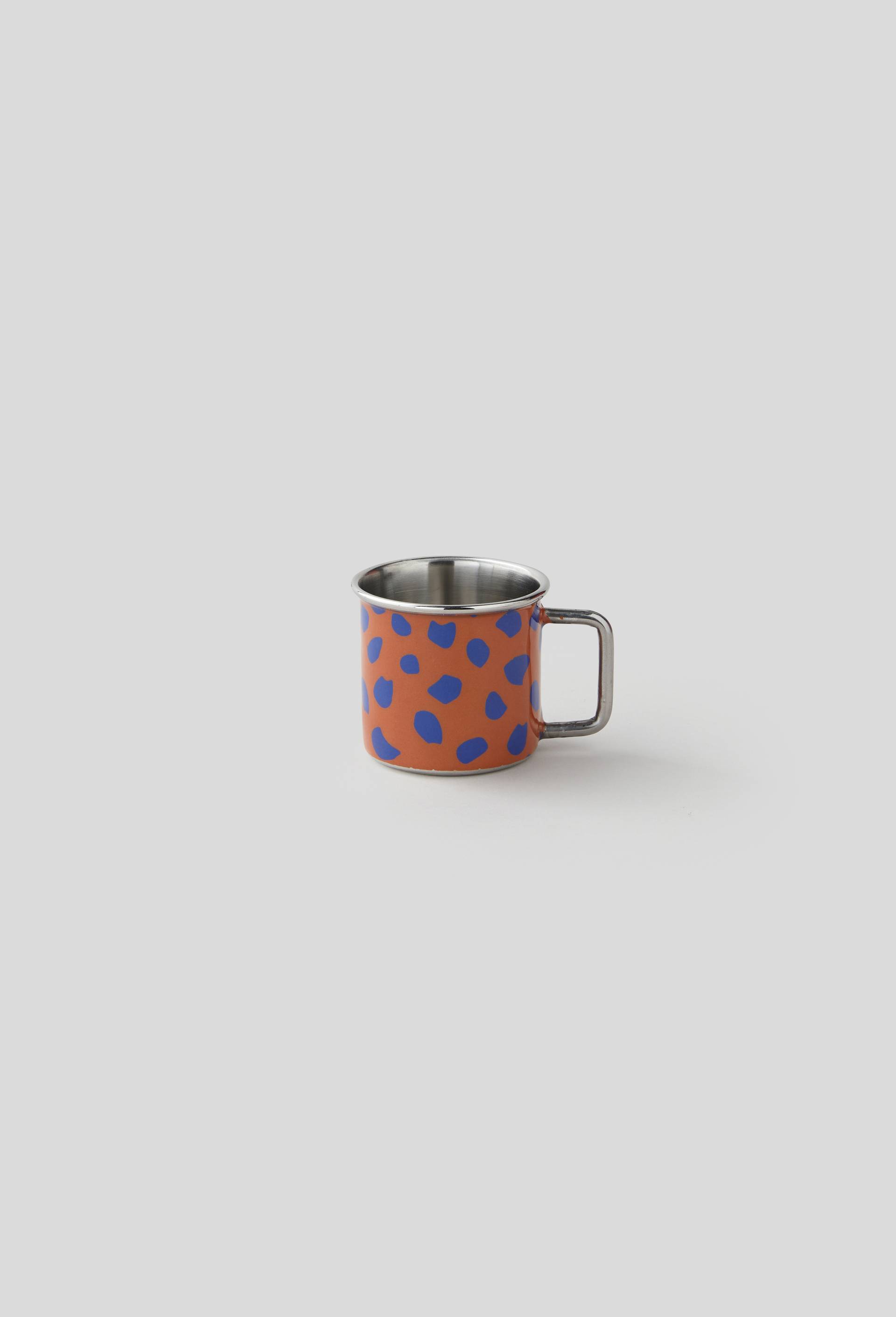 Tasse en métal imprimée, 19cl, Bleu, large image number 0