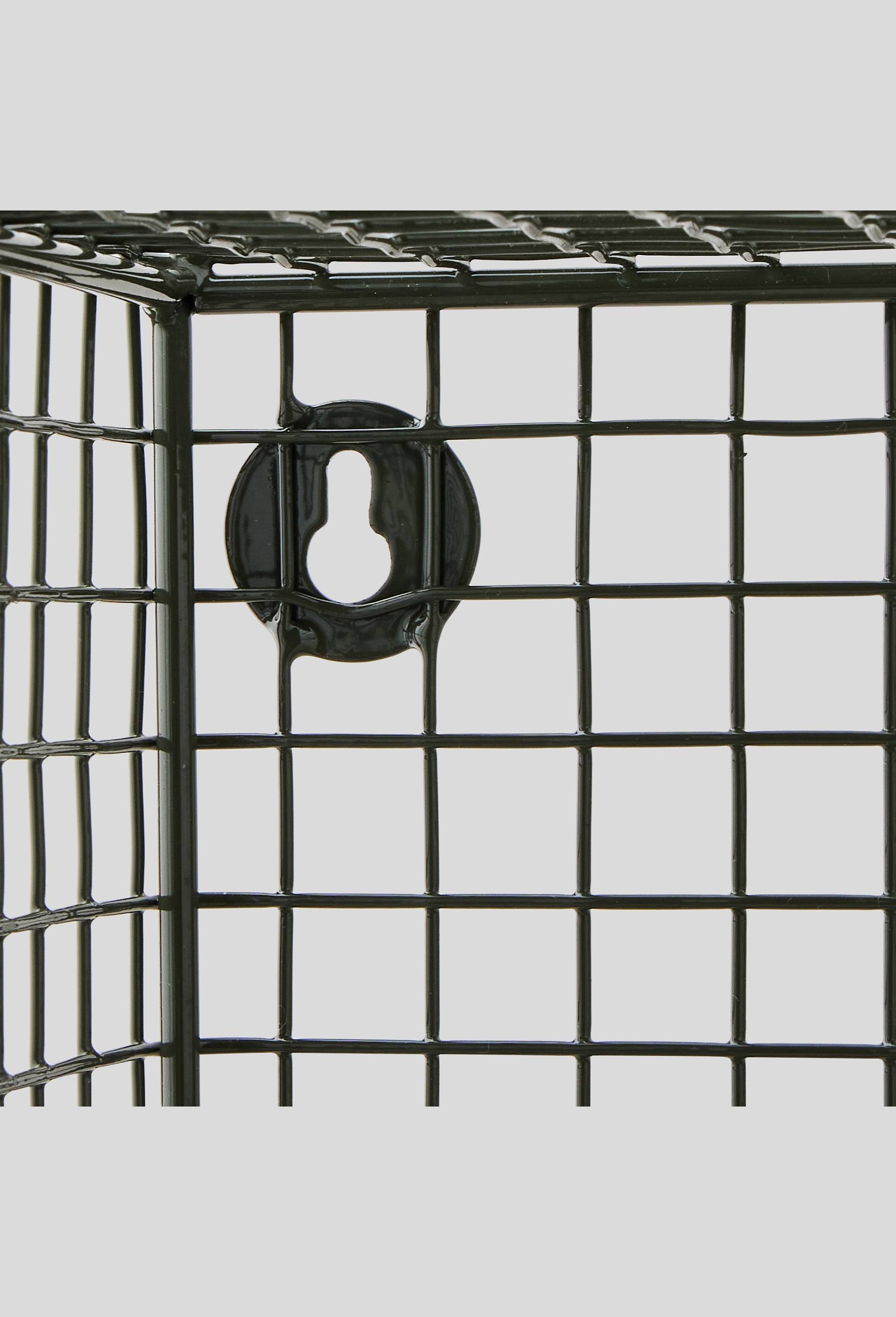 Etag&egrave;re filaire, 48x18x45cm, en m&eacute;tal, Vert fonc&eacute;, large image number 1