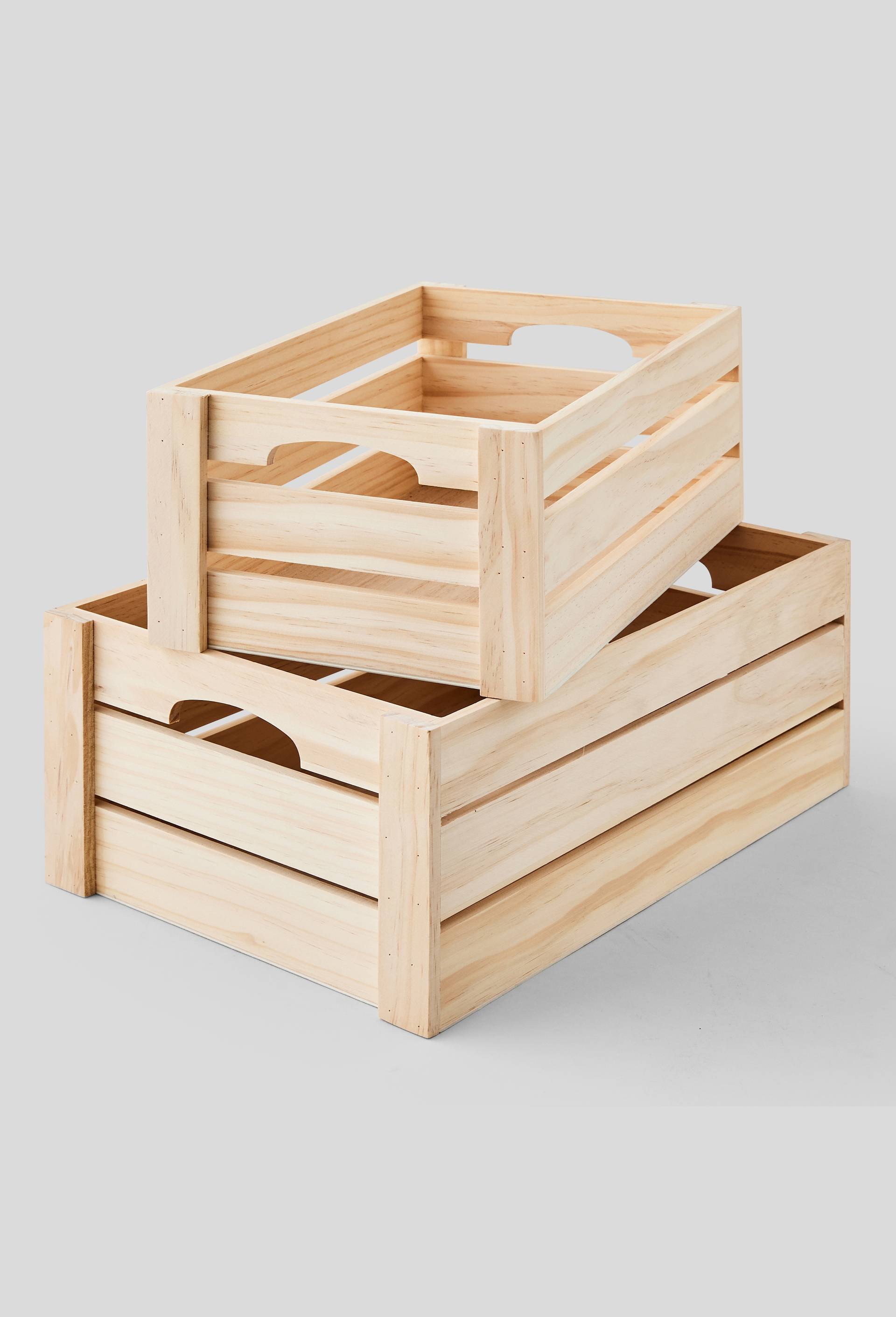 Cagette en bois, Beige clair, large image number 1